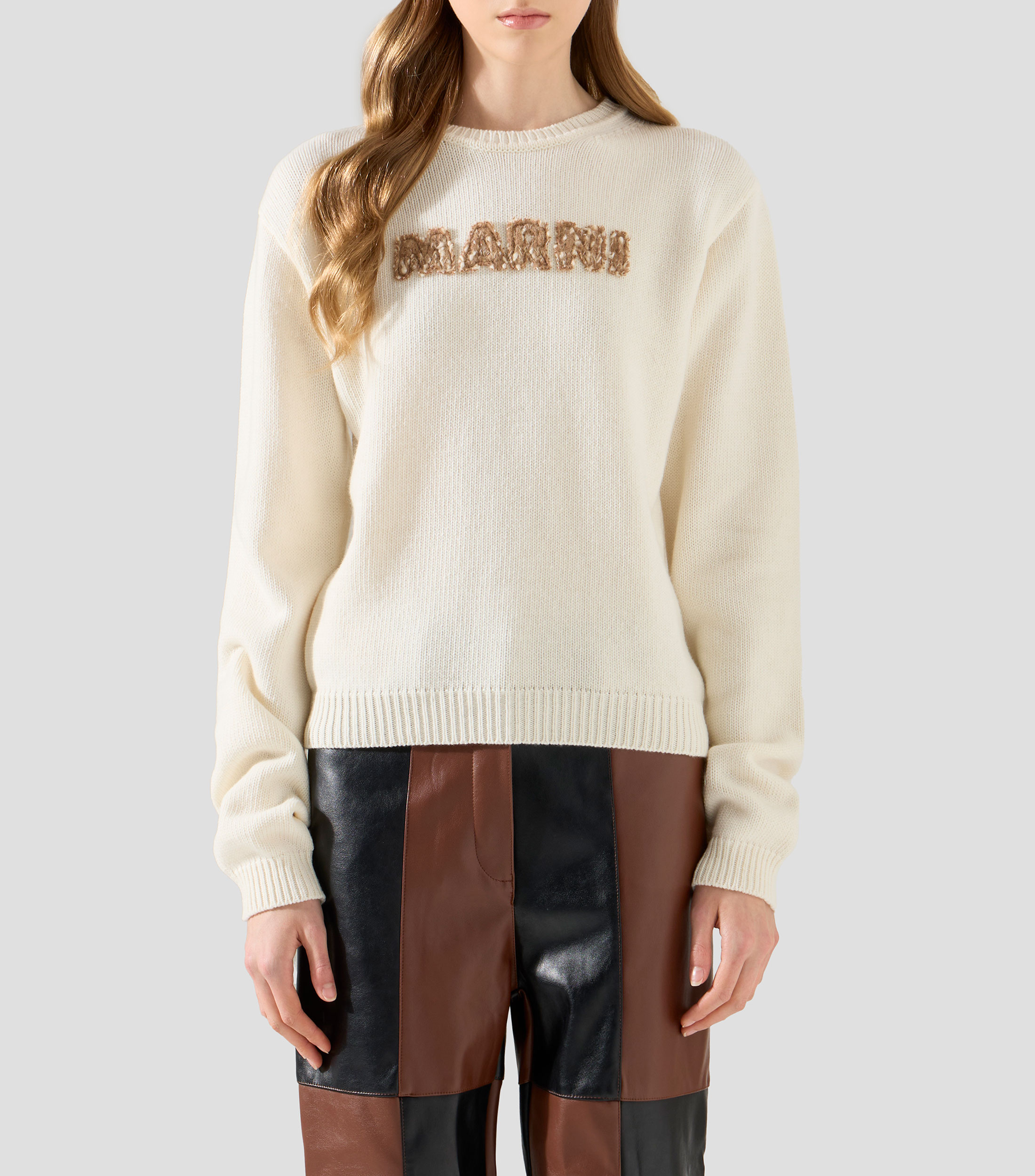 Suéter cuello redondo Mujer
