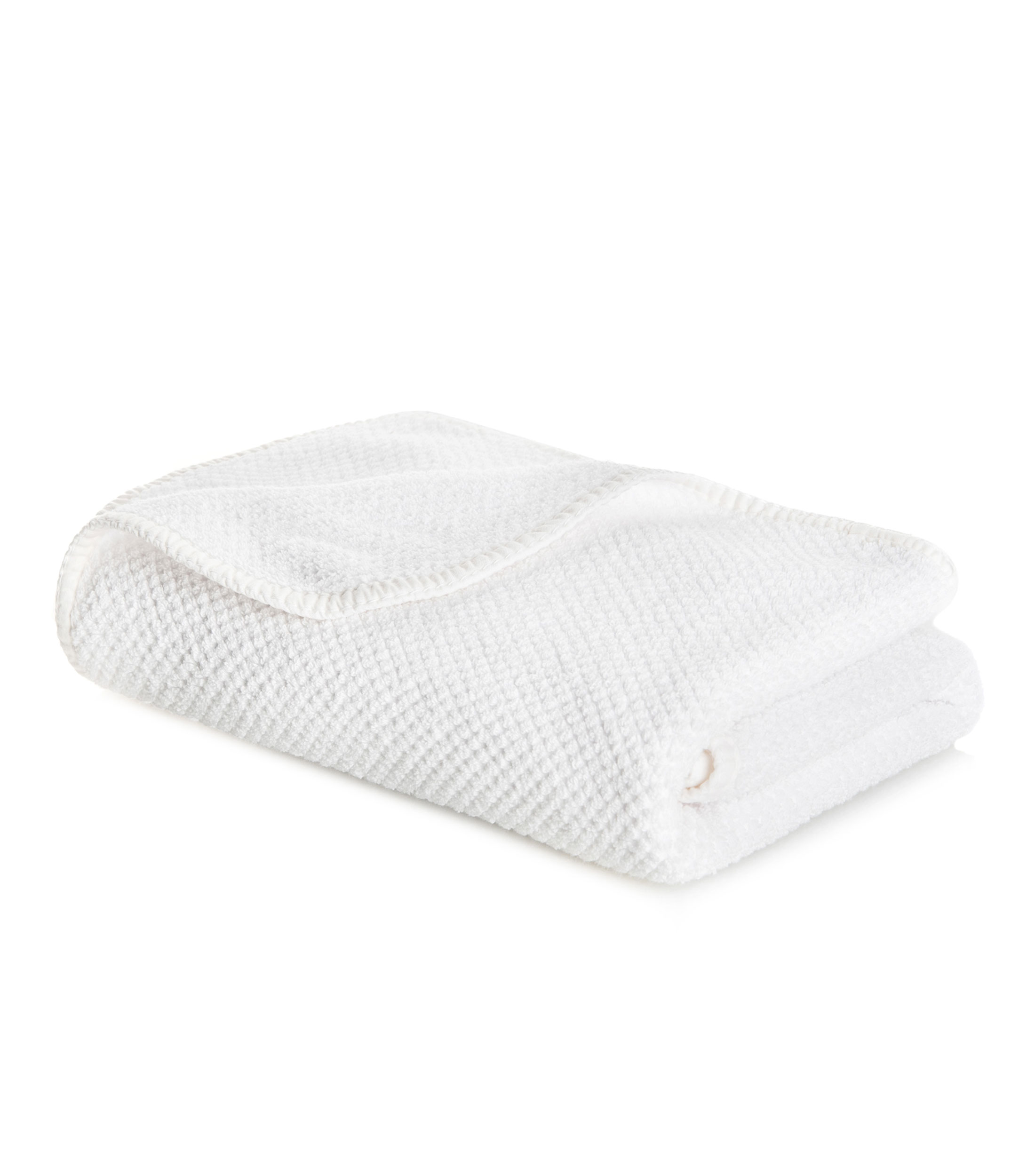 Toalla de Medio Baño Bee Waffle blanca