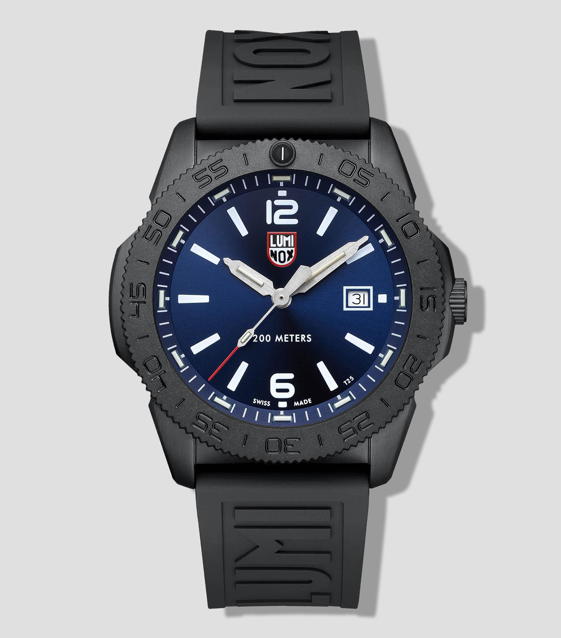 Reloj para Hombre Luminox Pacific Diver Black Steel 3120 Casual Azul, Negro