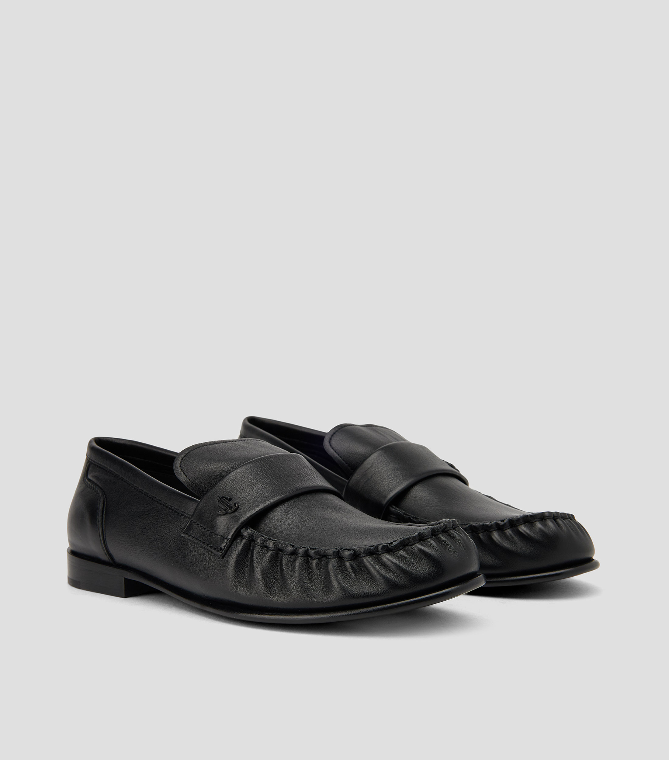 Mocasines Ellis en piel con cinta Mujer