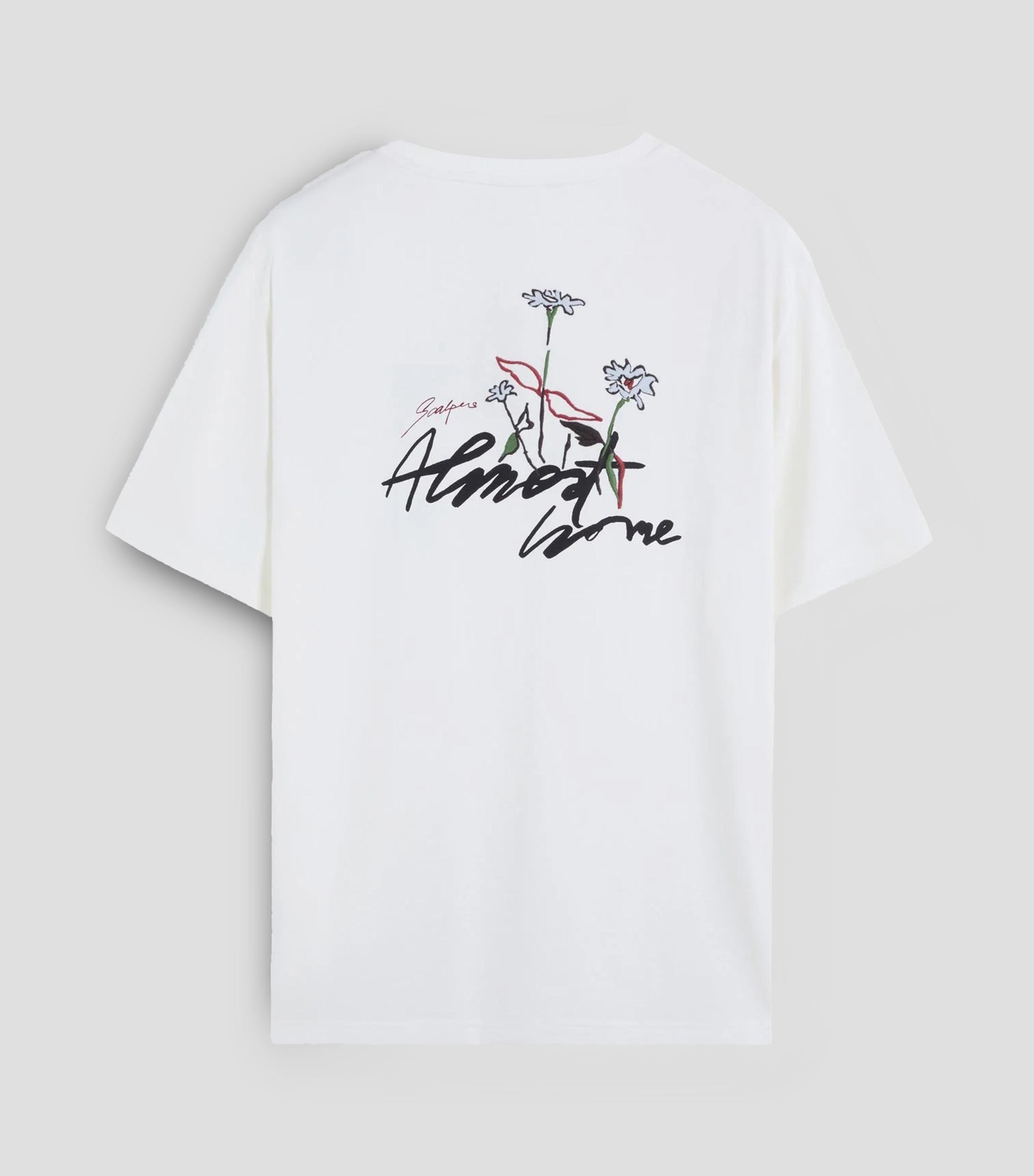 Playera cuello redondo manga corta estampada Hombre