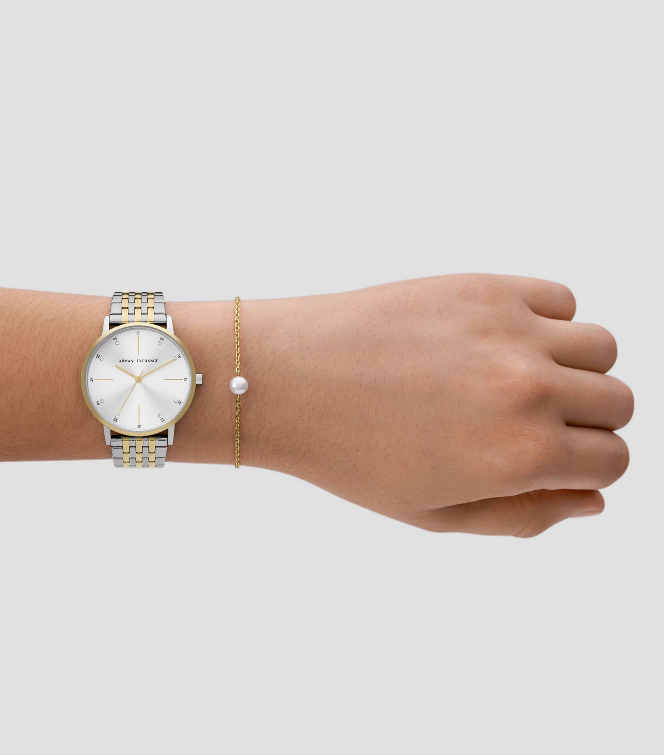 Set de Reloj y Pulsera para Mujer