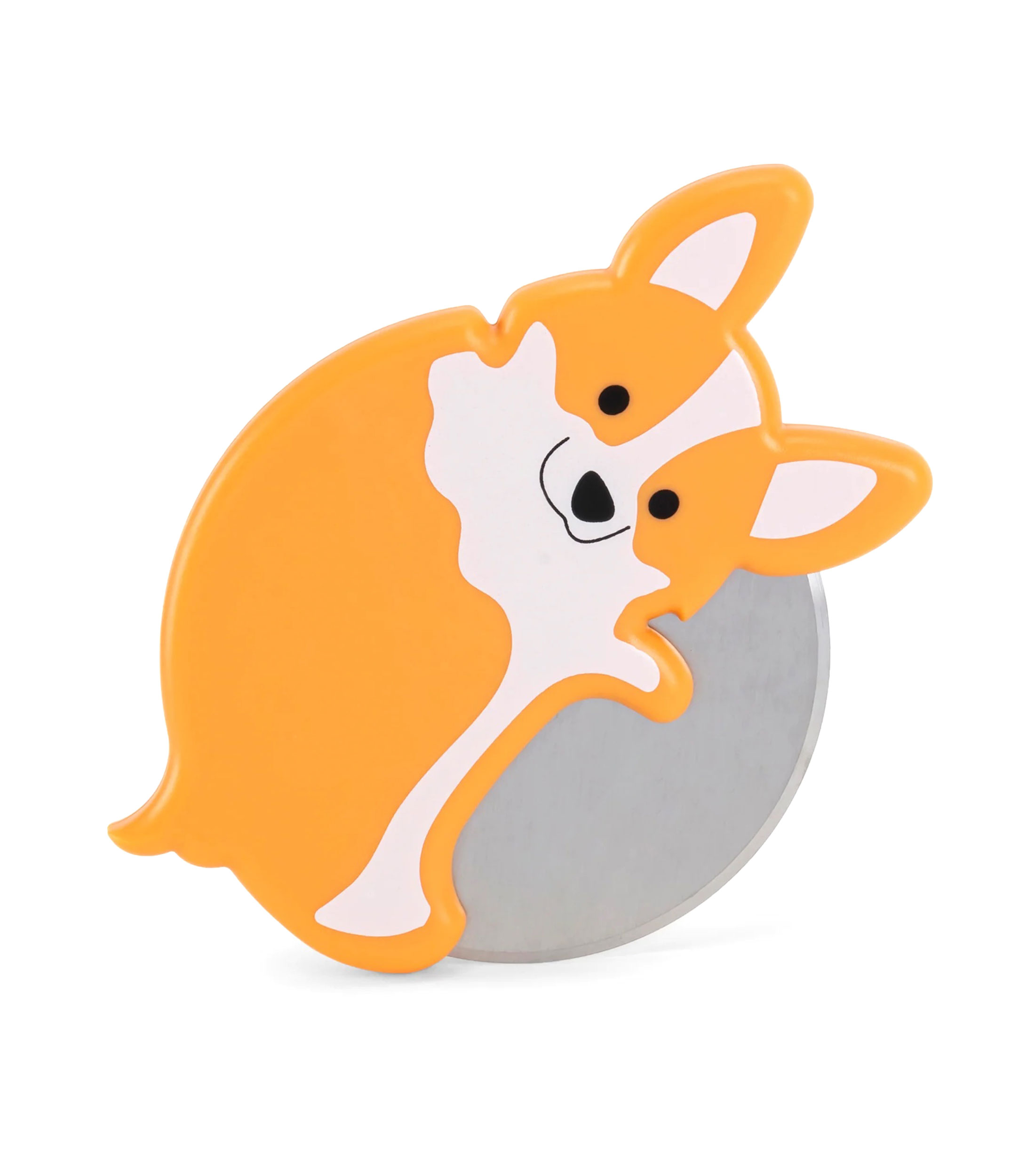 Cortador de pizza Corgi Lovers en acero inoxidable