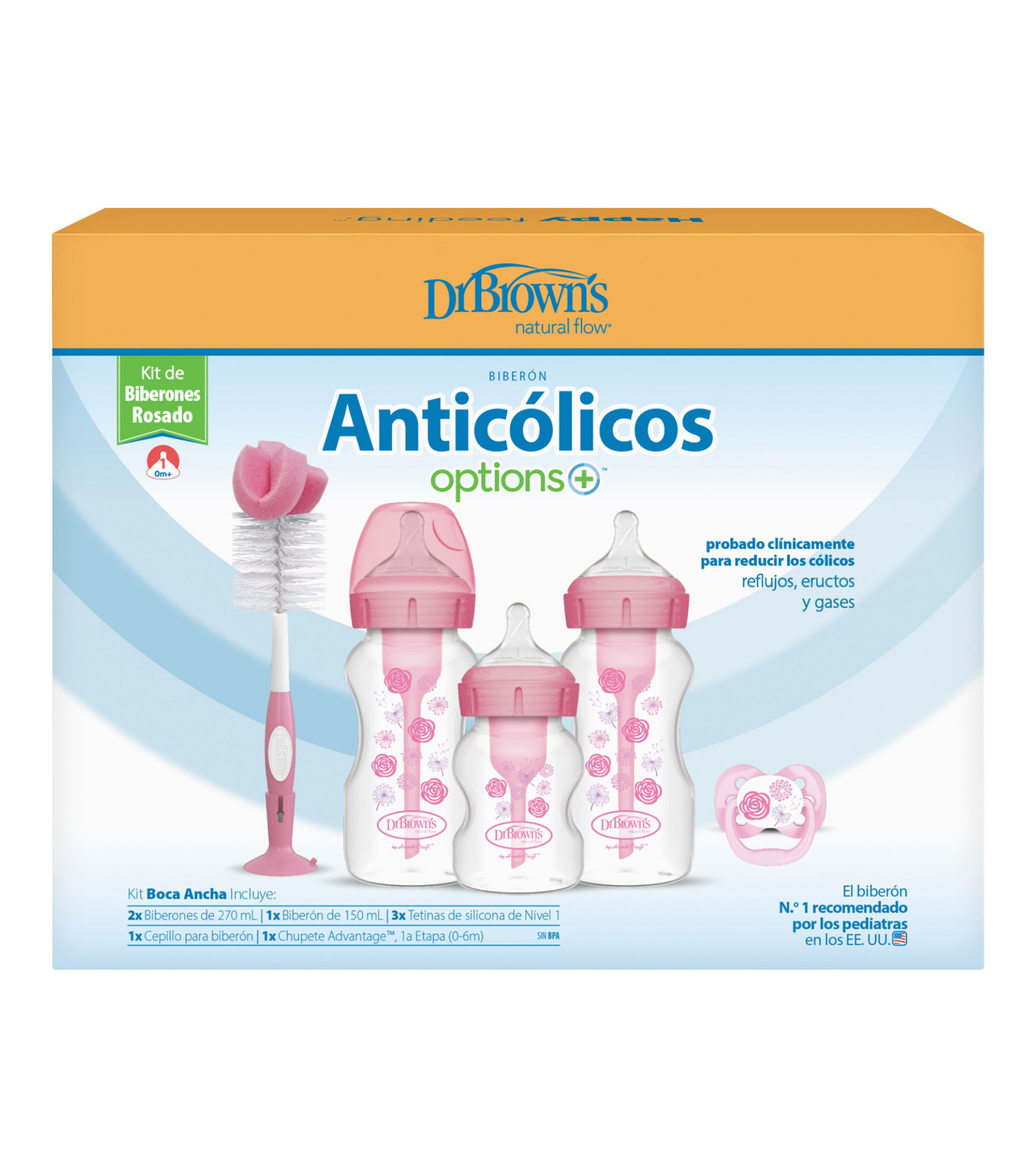 Set Anticolicos Options Rosa