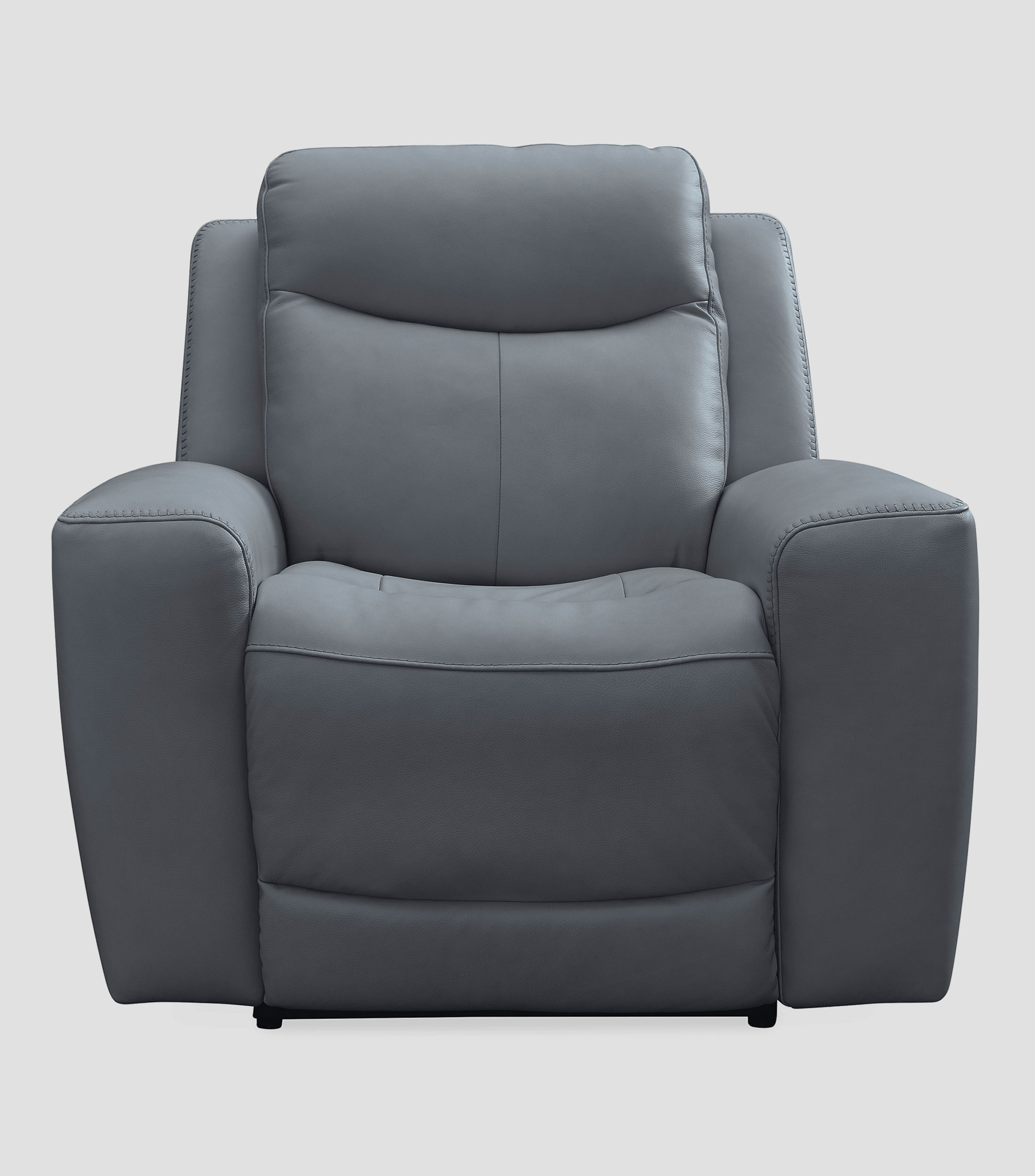 Sillon reclinable Manaos gris en piel