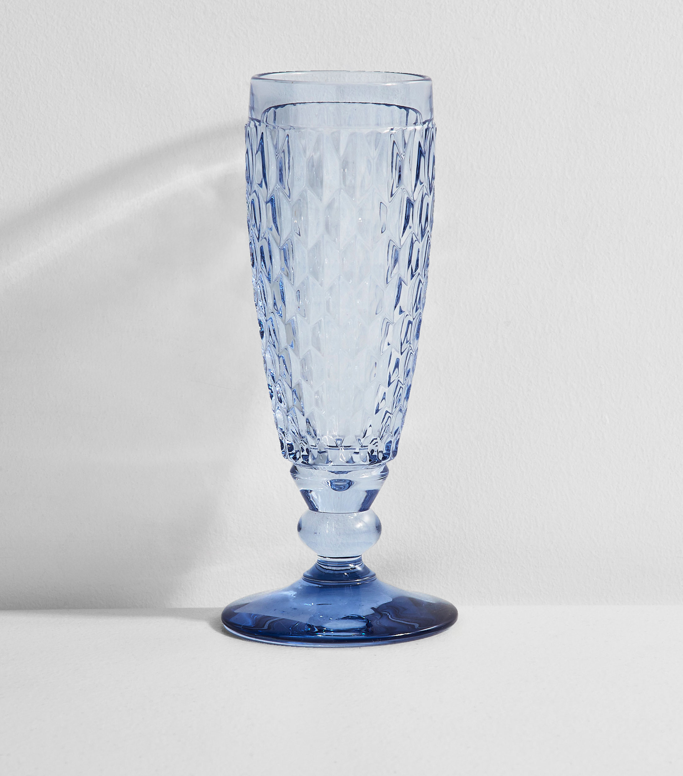 Copa para champagne Boston Azul
