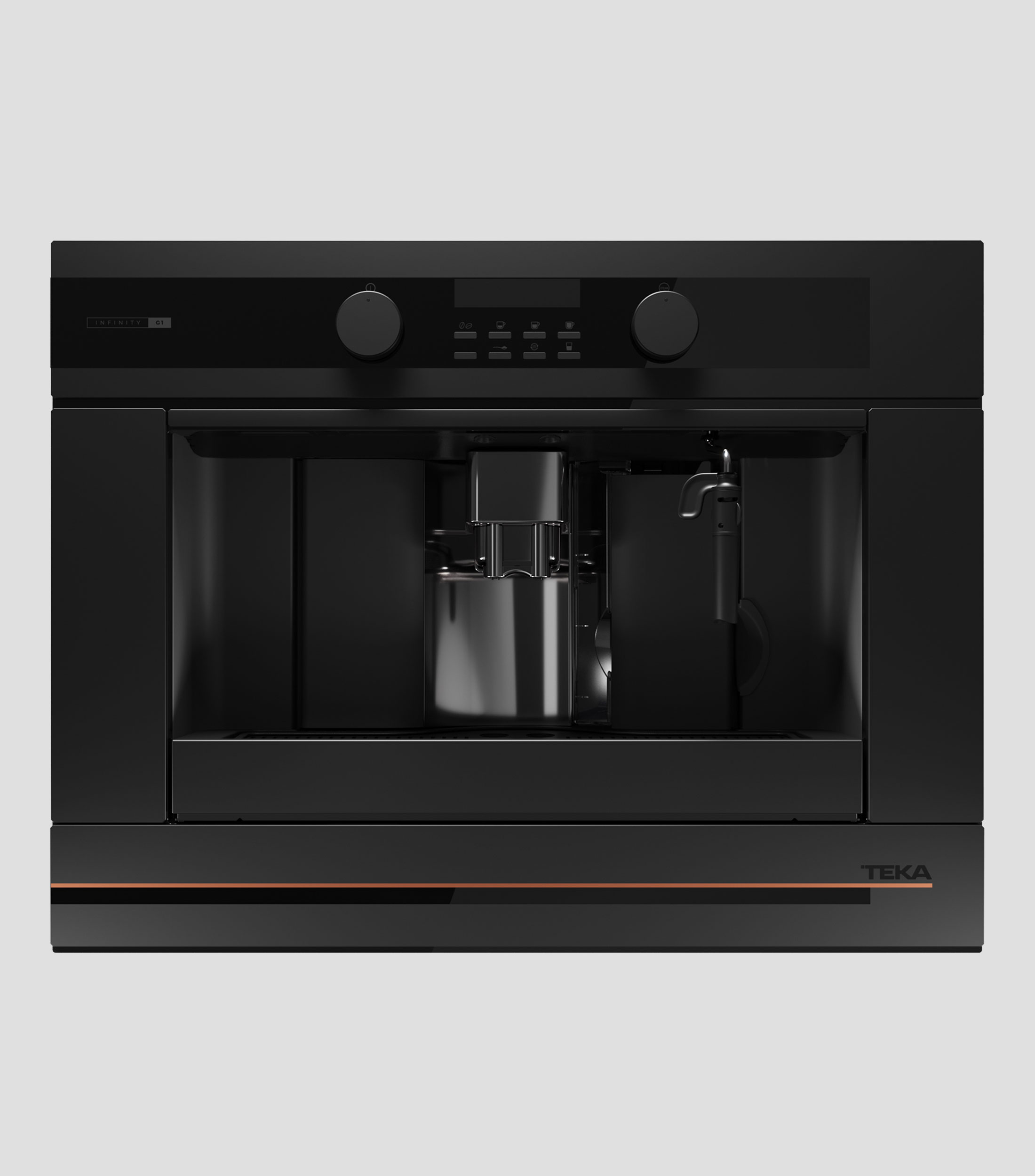 Cafetera Automatica Empotrable Infinity G1 para 2 Tazas en Acero