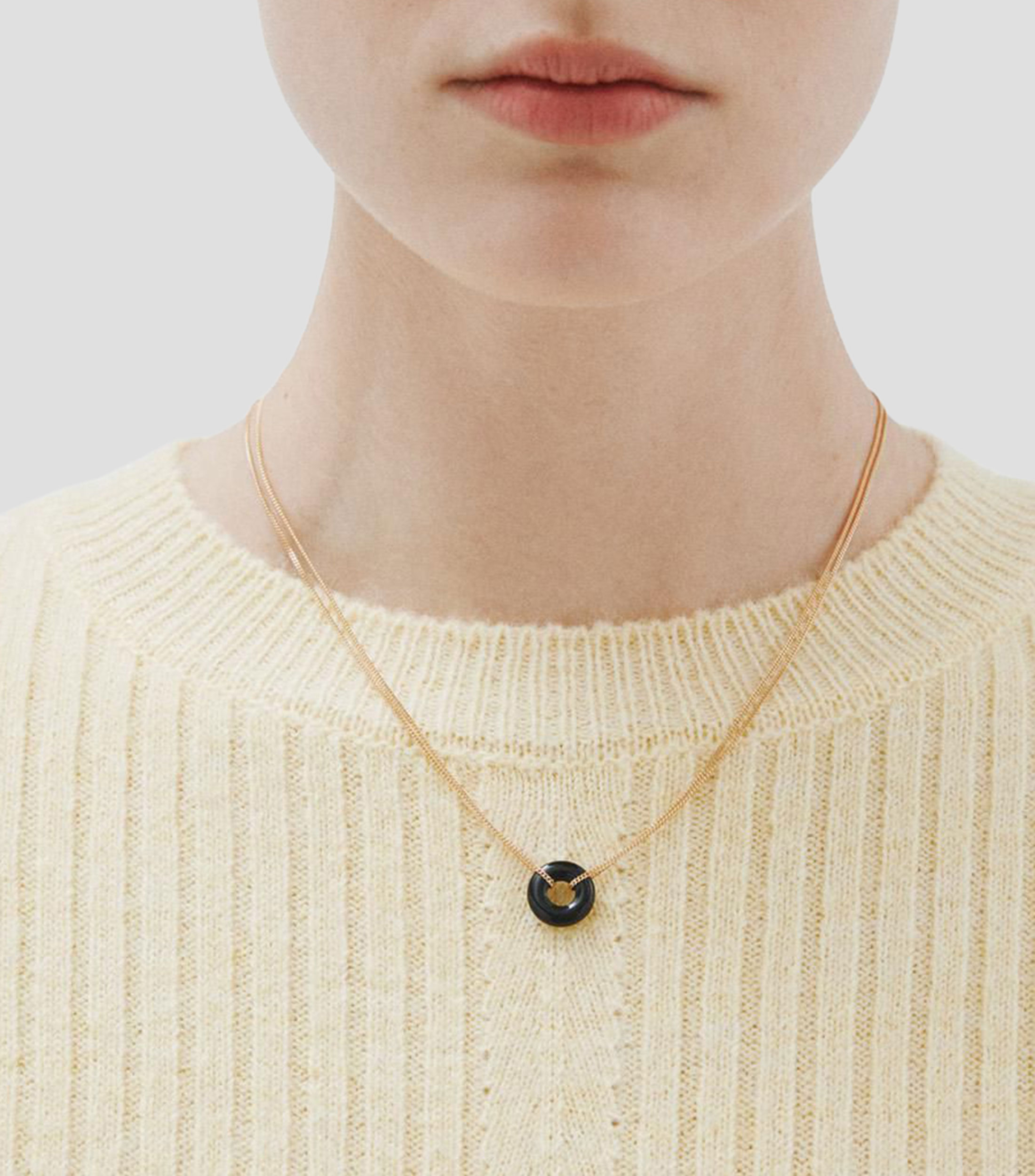 Collar en plata .925 con ónix Mujer