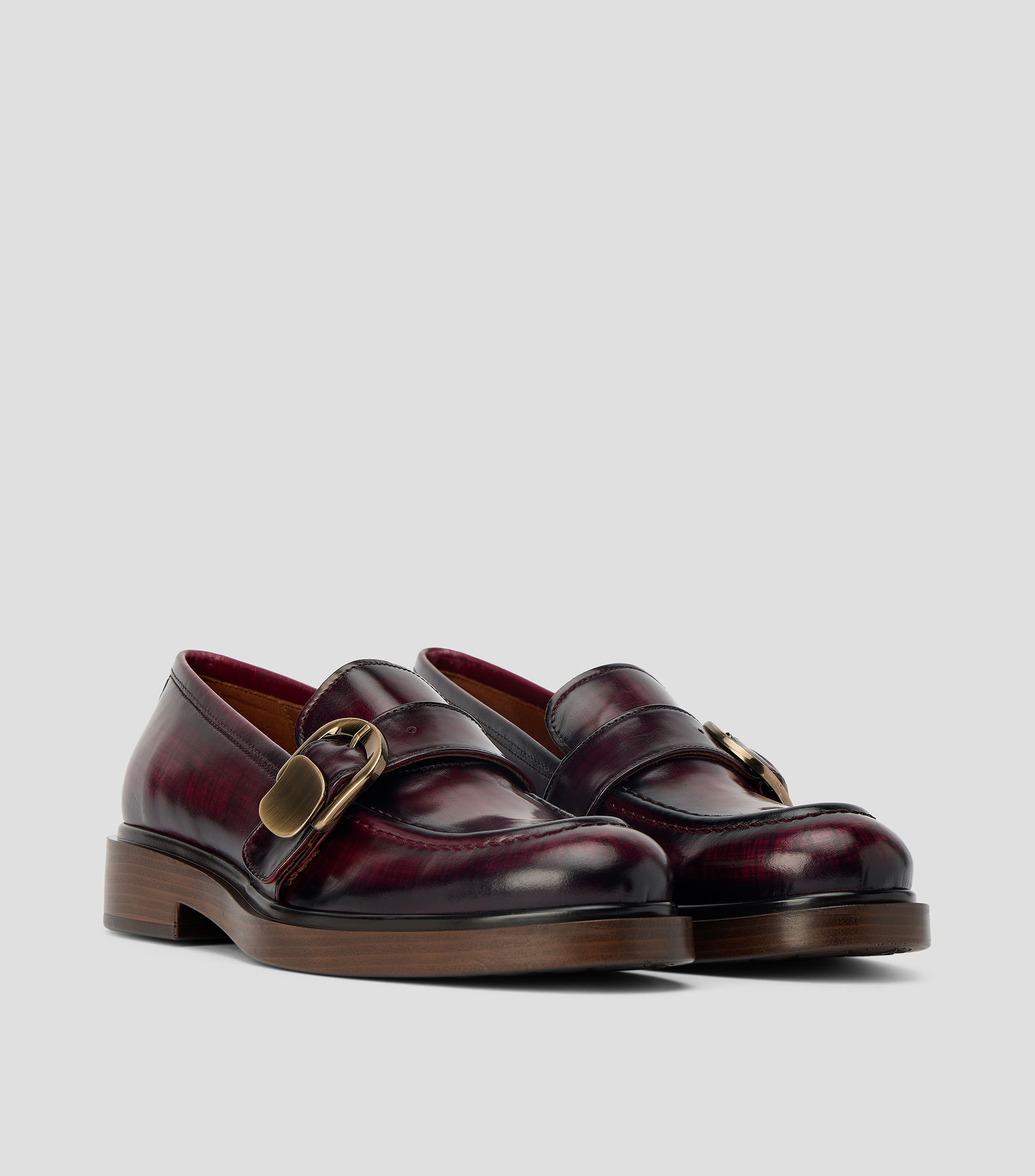 Mocasines Seline de piel con hebilla Mujer