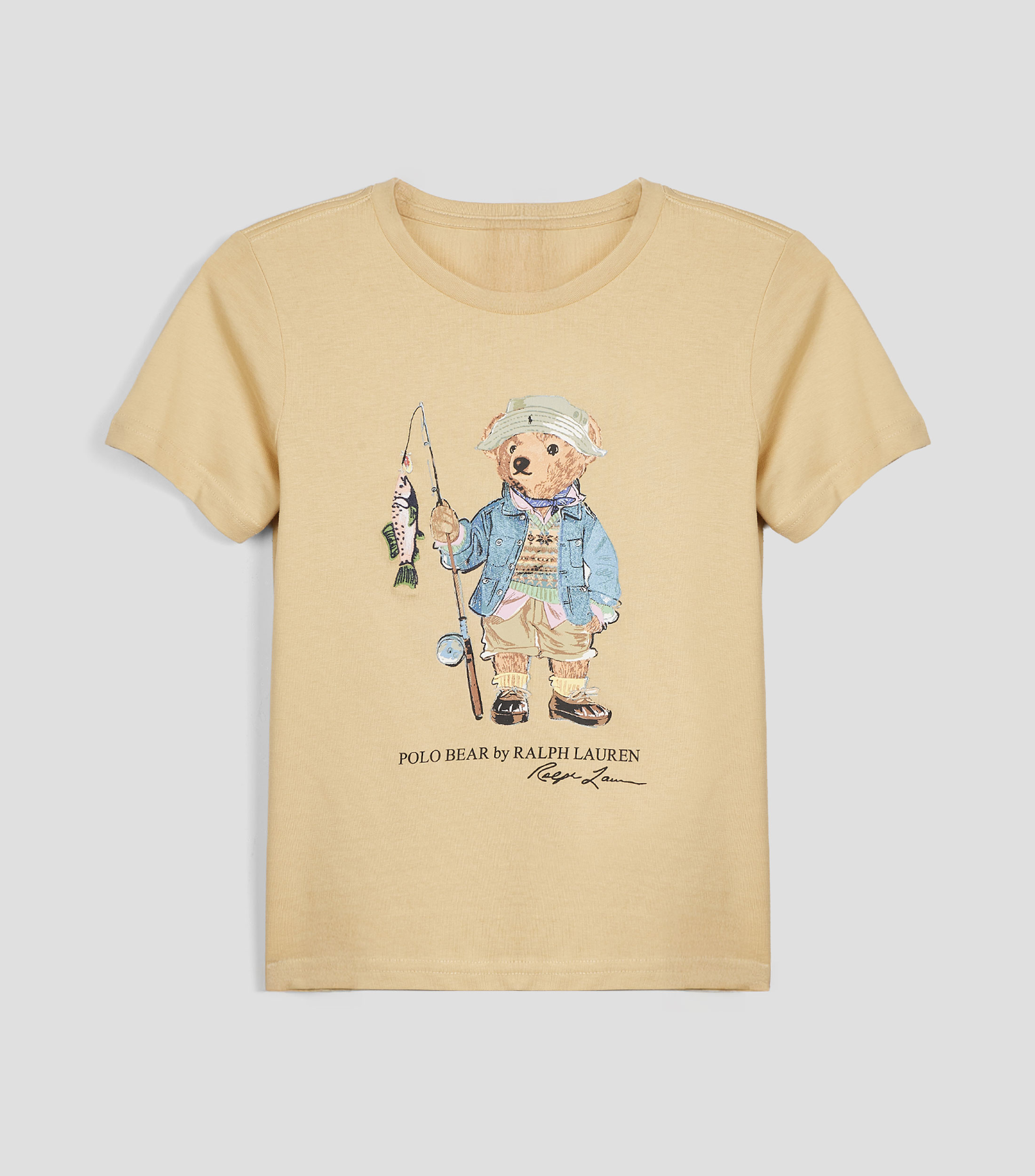 Playera cuello redondo manga corta estampada Niño