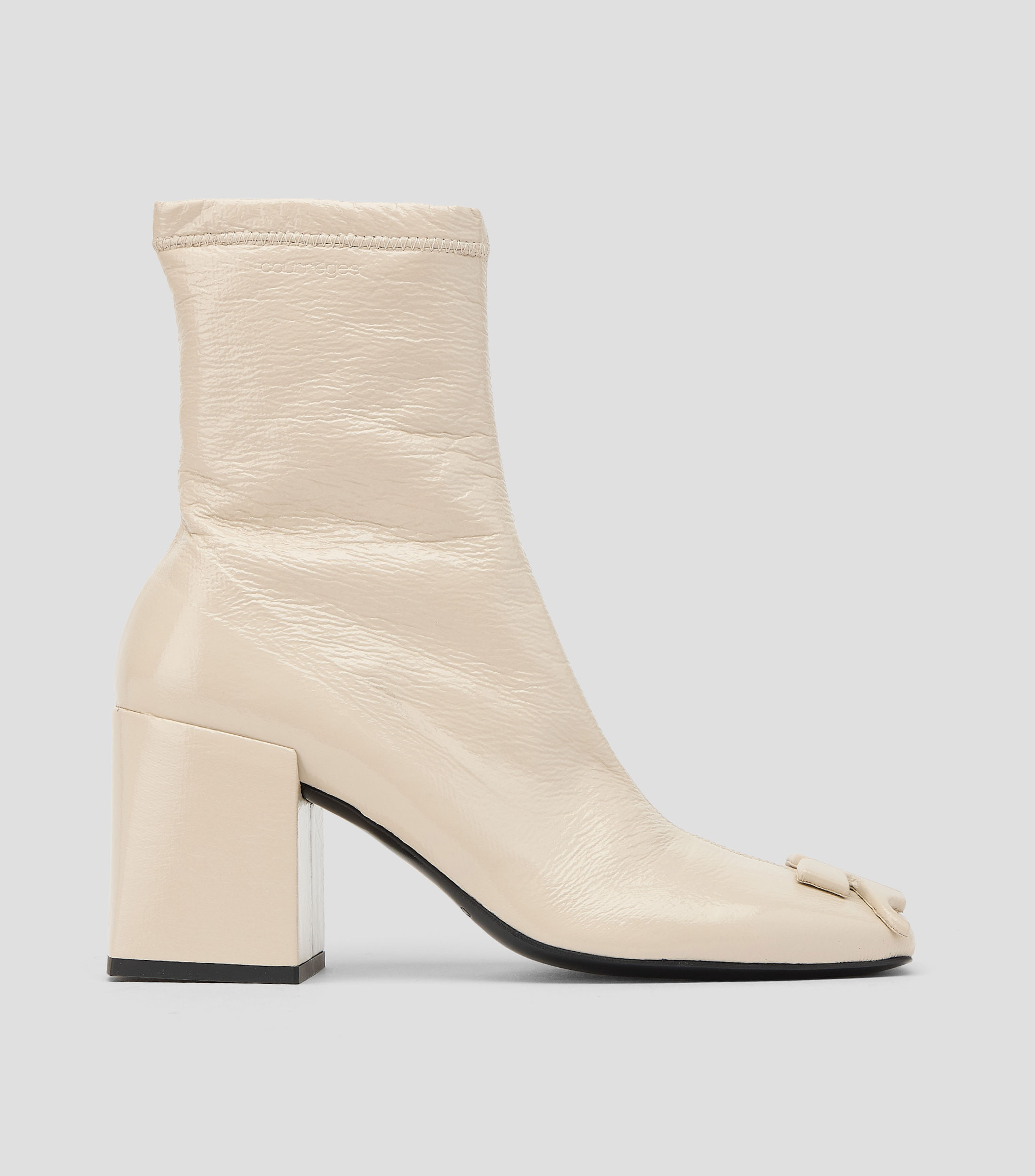 Botas combat media Reedition con tacón medio cuadrado Mujer