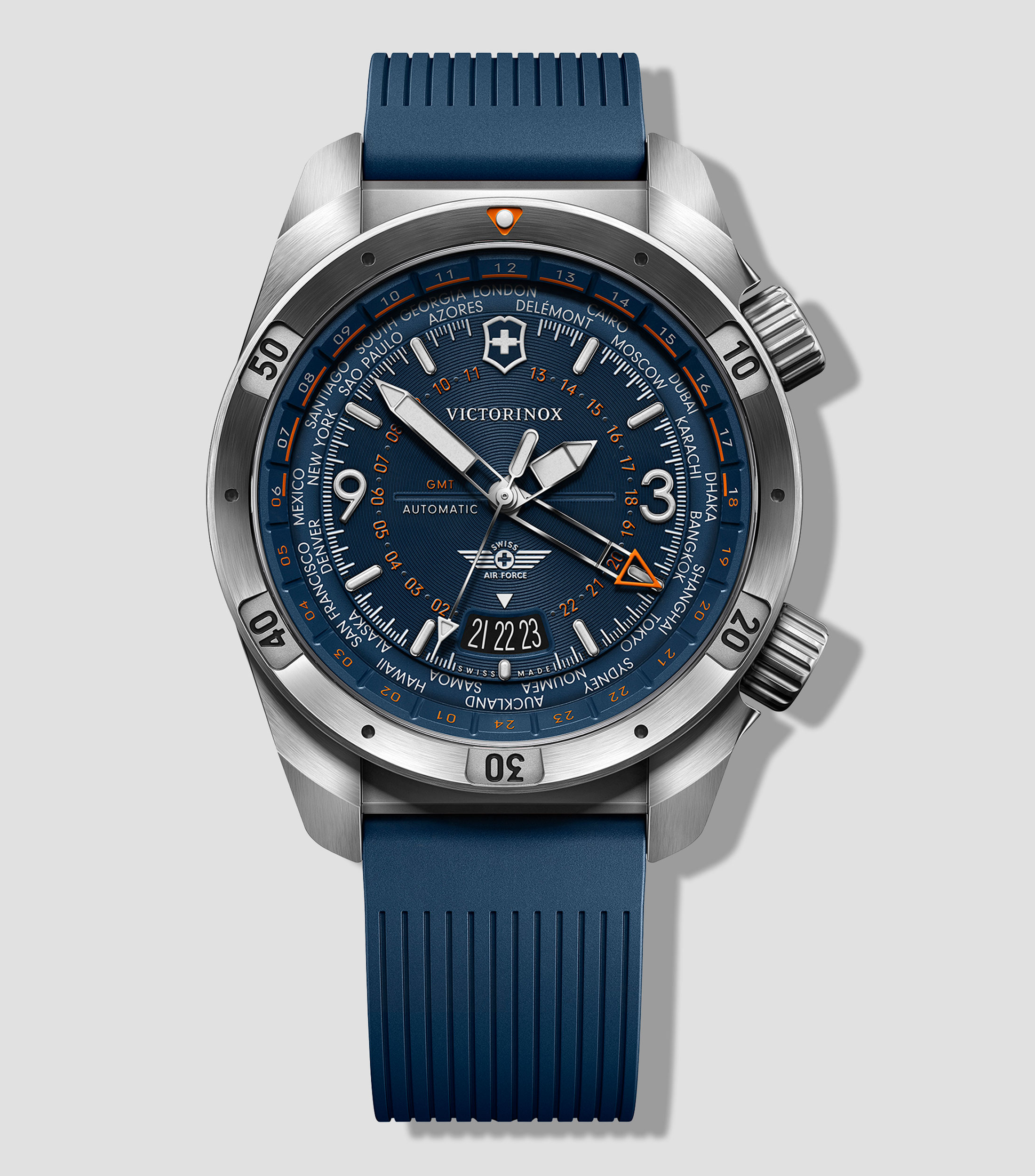 Reloj para Hombre Air Pro Deportivo Plateado