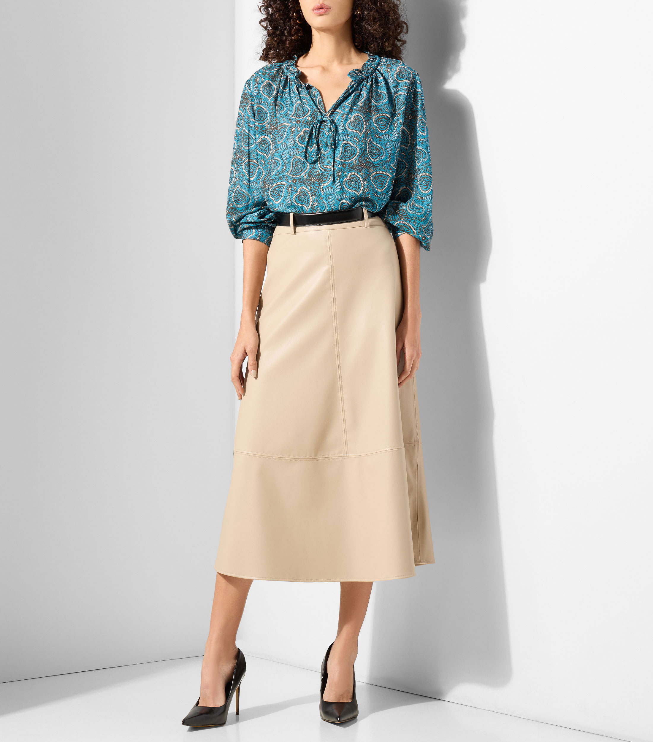 Blusa fantasía manga larga Mujer