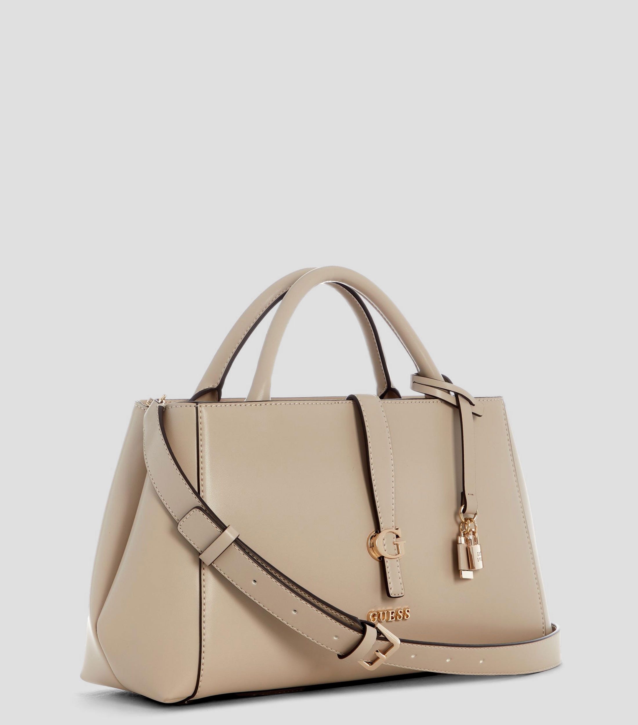 Bolsa satchel taupe Carrie Girlfriend lisa Mujer