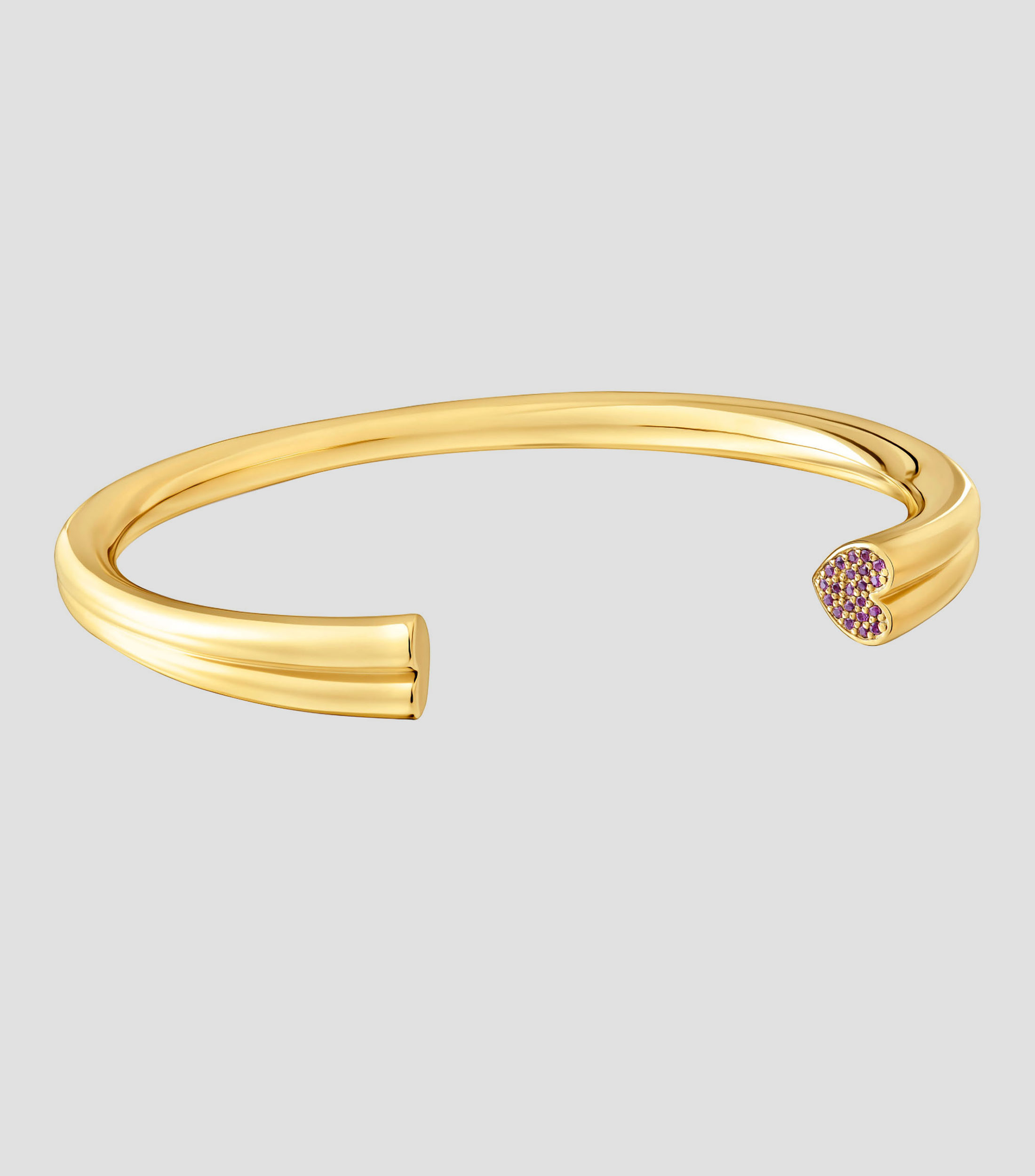 Brazalete abierto en plata .925 con rodalitas Tous 1950 Mujer
