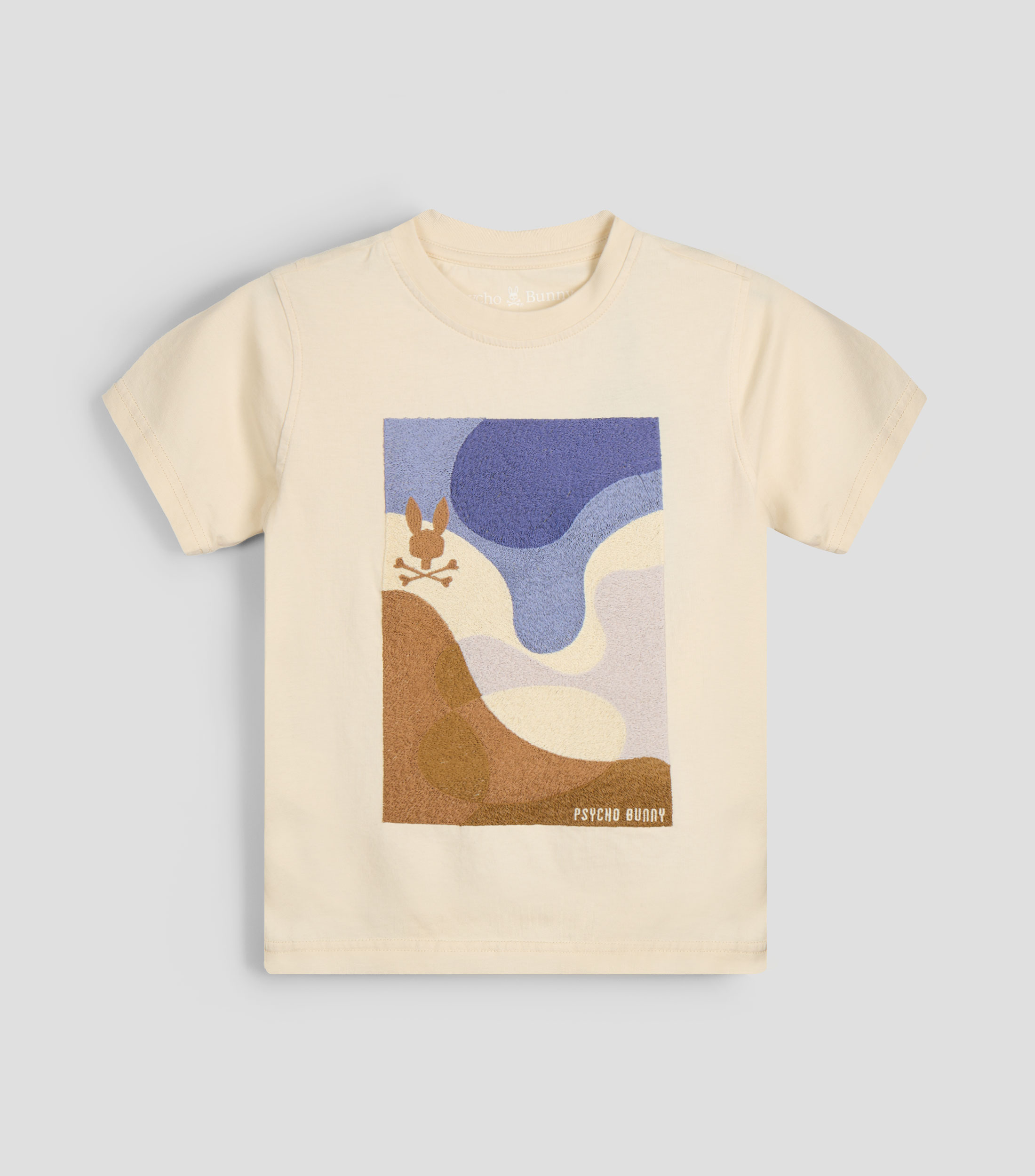 Playera cuello redondo manga corta estampada Niño