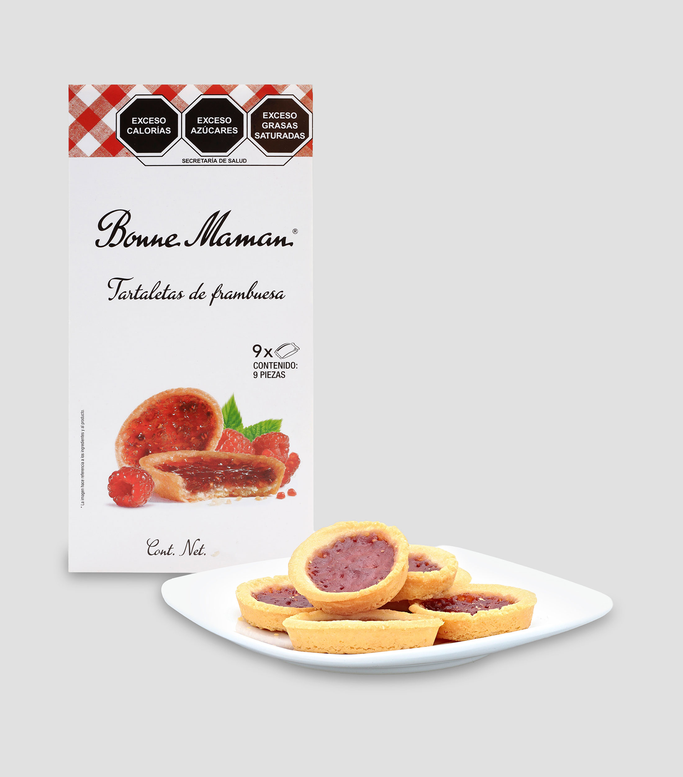 Tartaletas de Frambuesa, 135 g