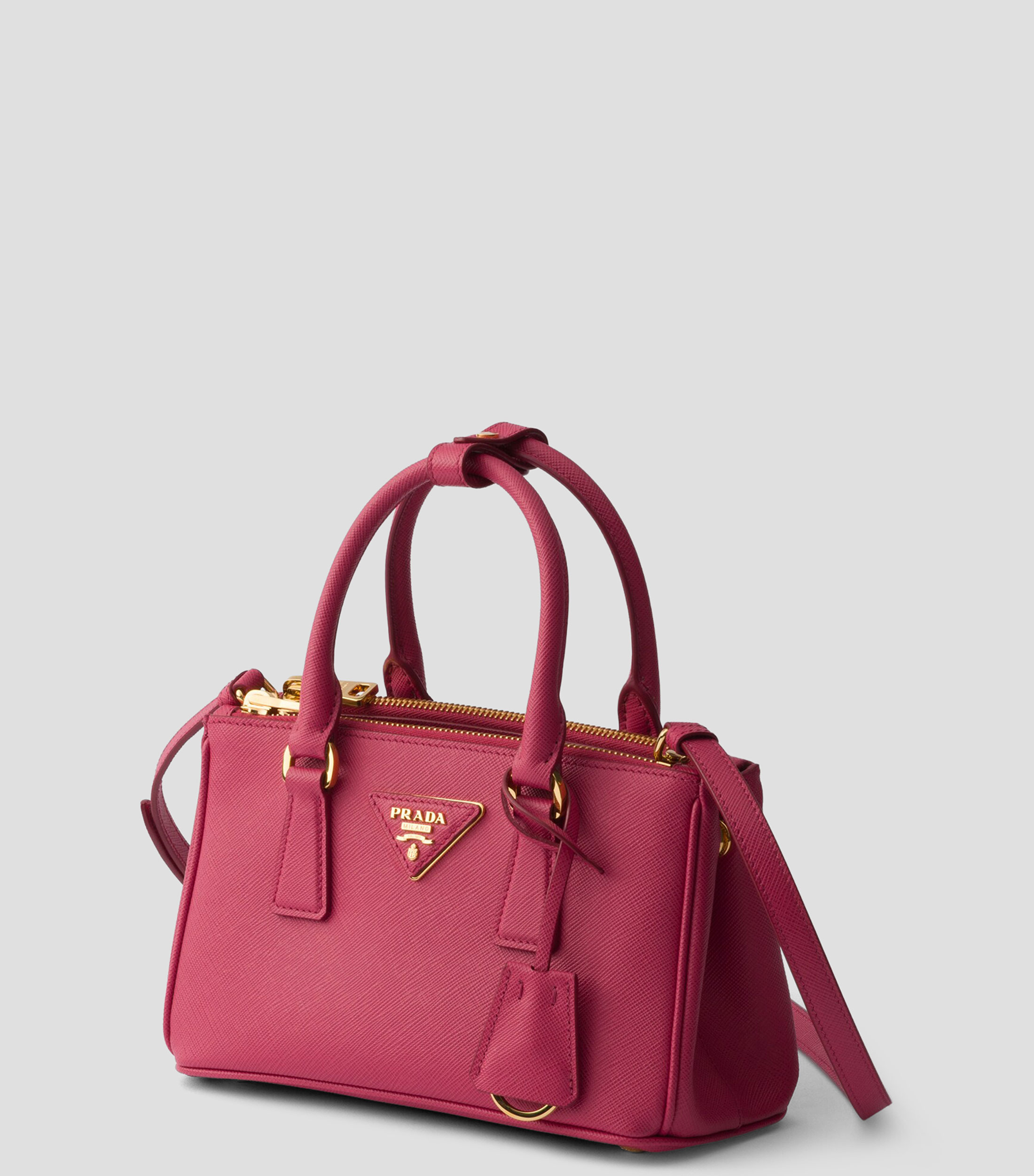 Minibolsa Prada Galleria de piel saffiano Mujer