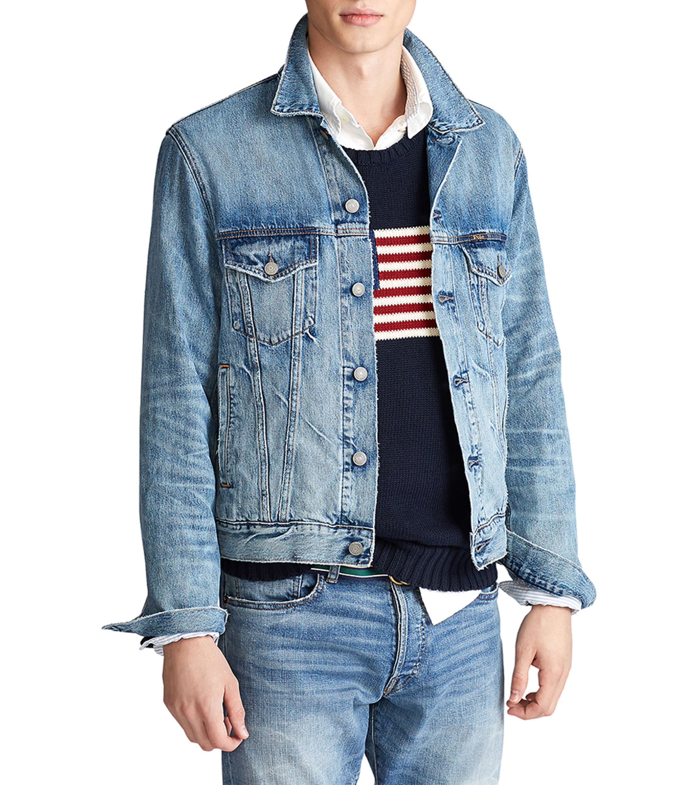 Chamarra de mezclilla ralph lauren clearance
