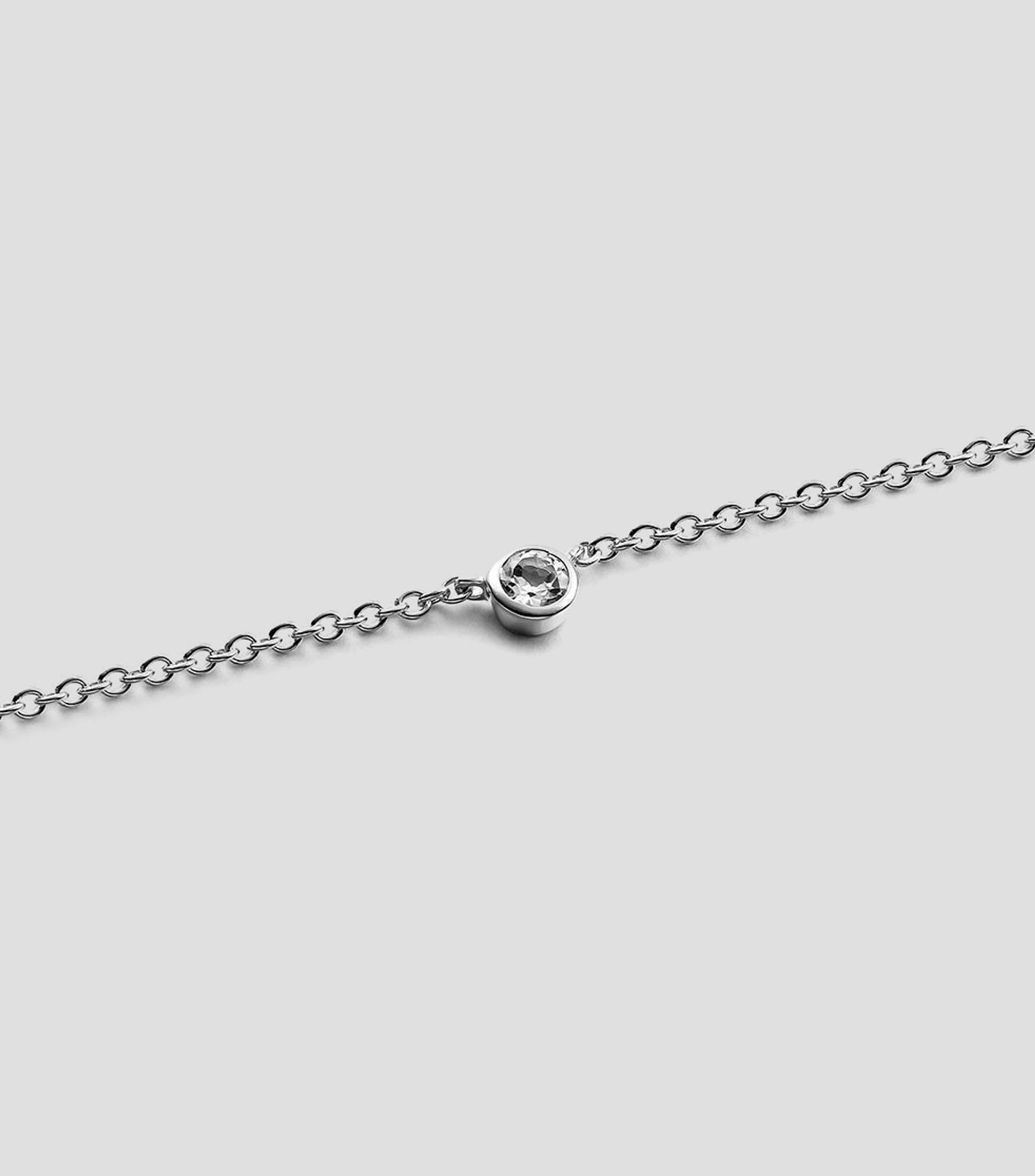 Collar en Plata .925 con topacio Mujer