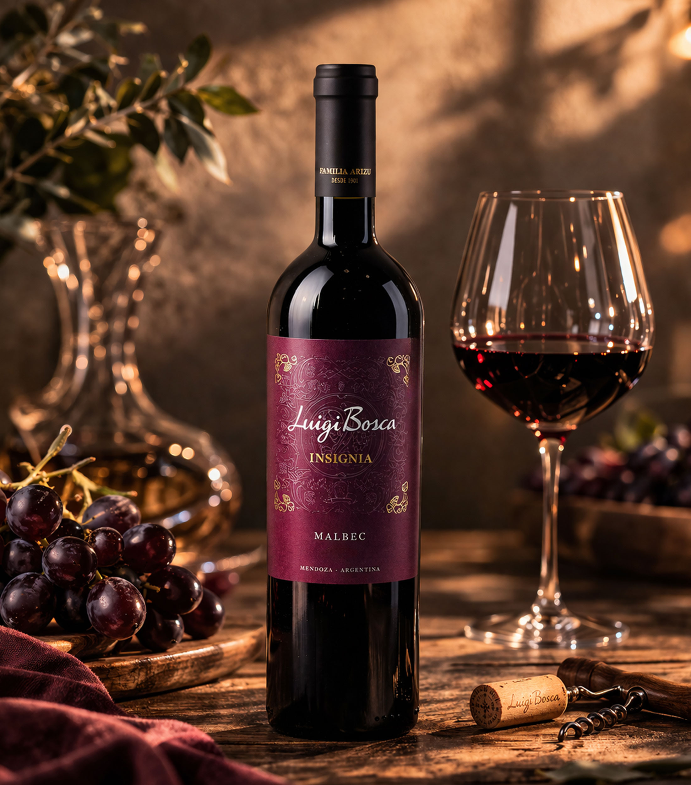 Vino Tinto Malbec, 750 ml