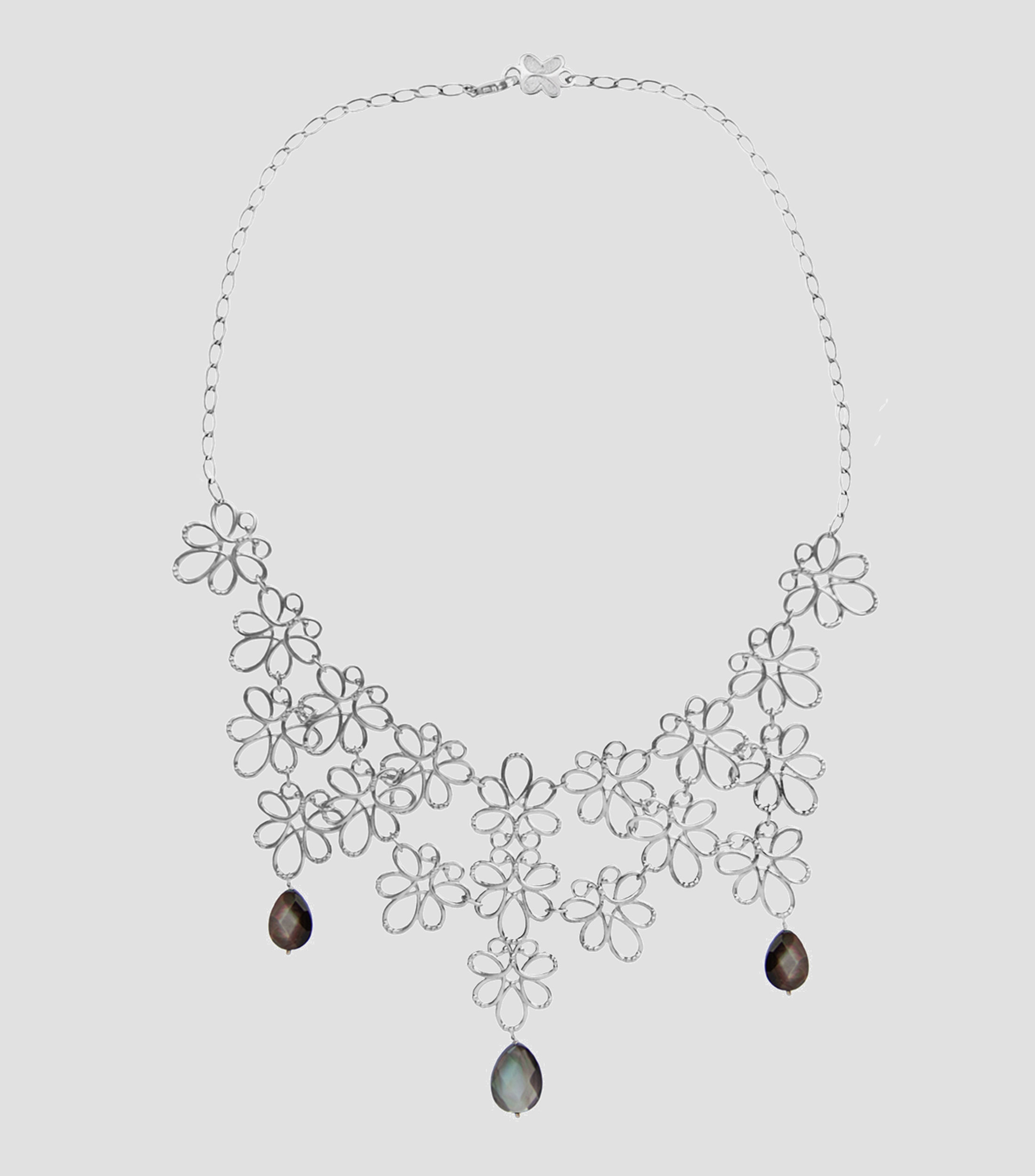 Collar en Plata .925 con Piedra Mop Serenata Mujer
