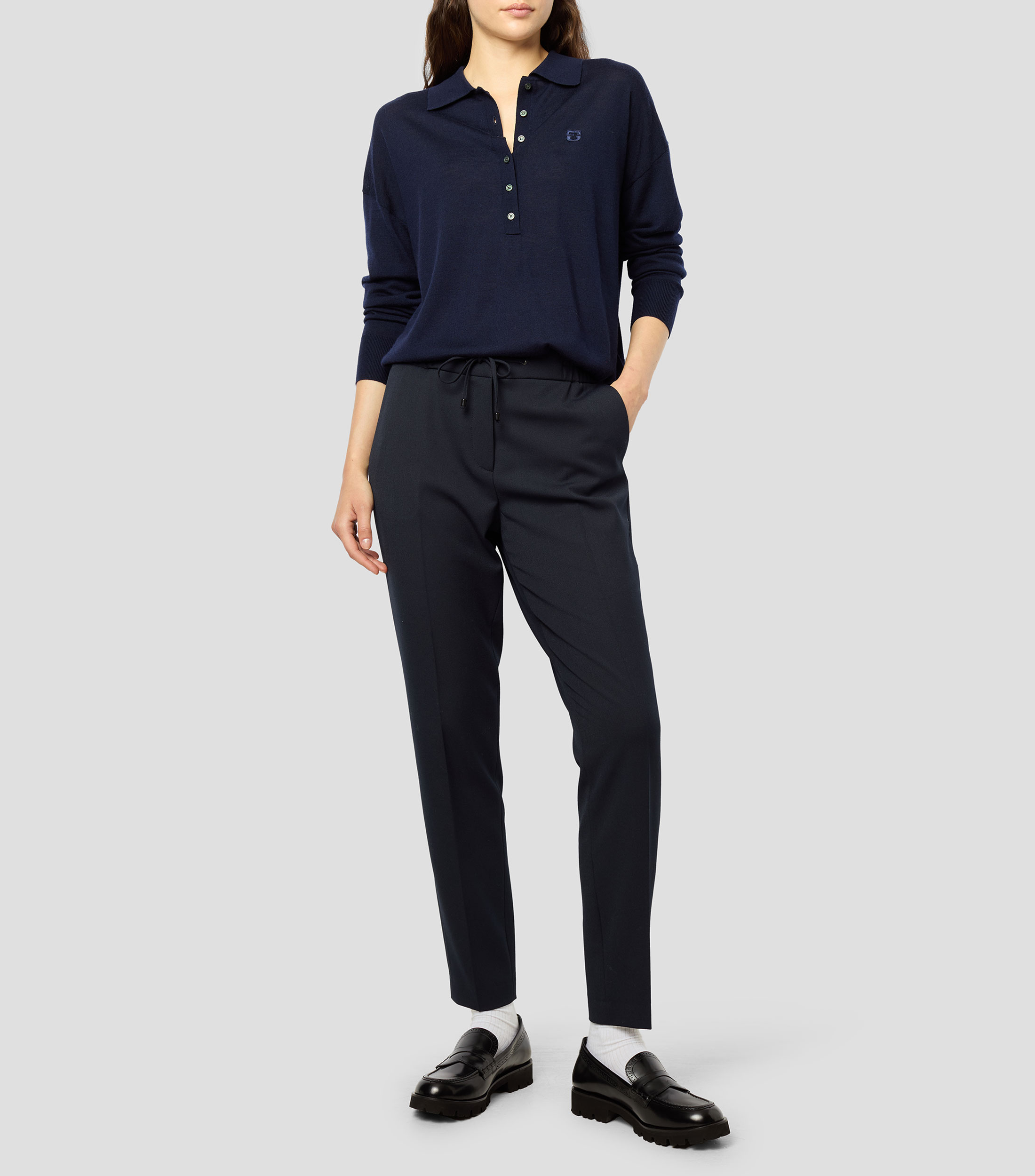 Gérard Darel Pantalon velours côtelé marron - Taille 44 - Label Emmaüs