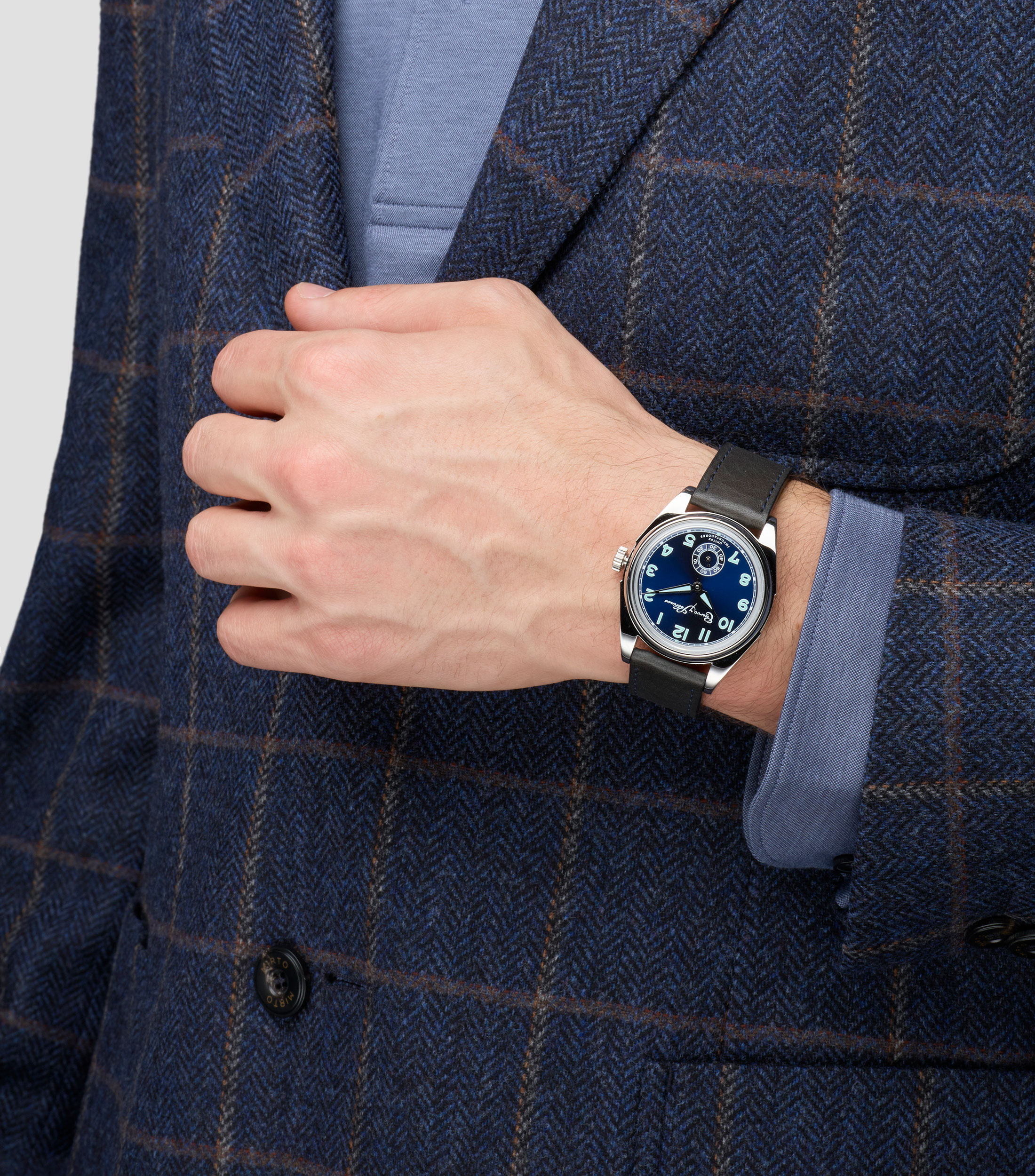 Reloj para Hombre Sans Souci casual, plateado, azul