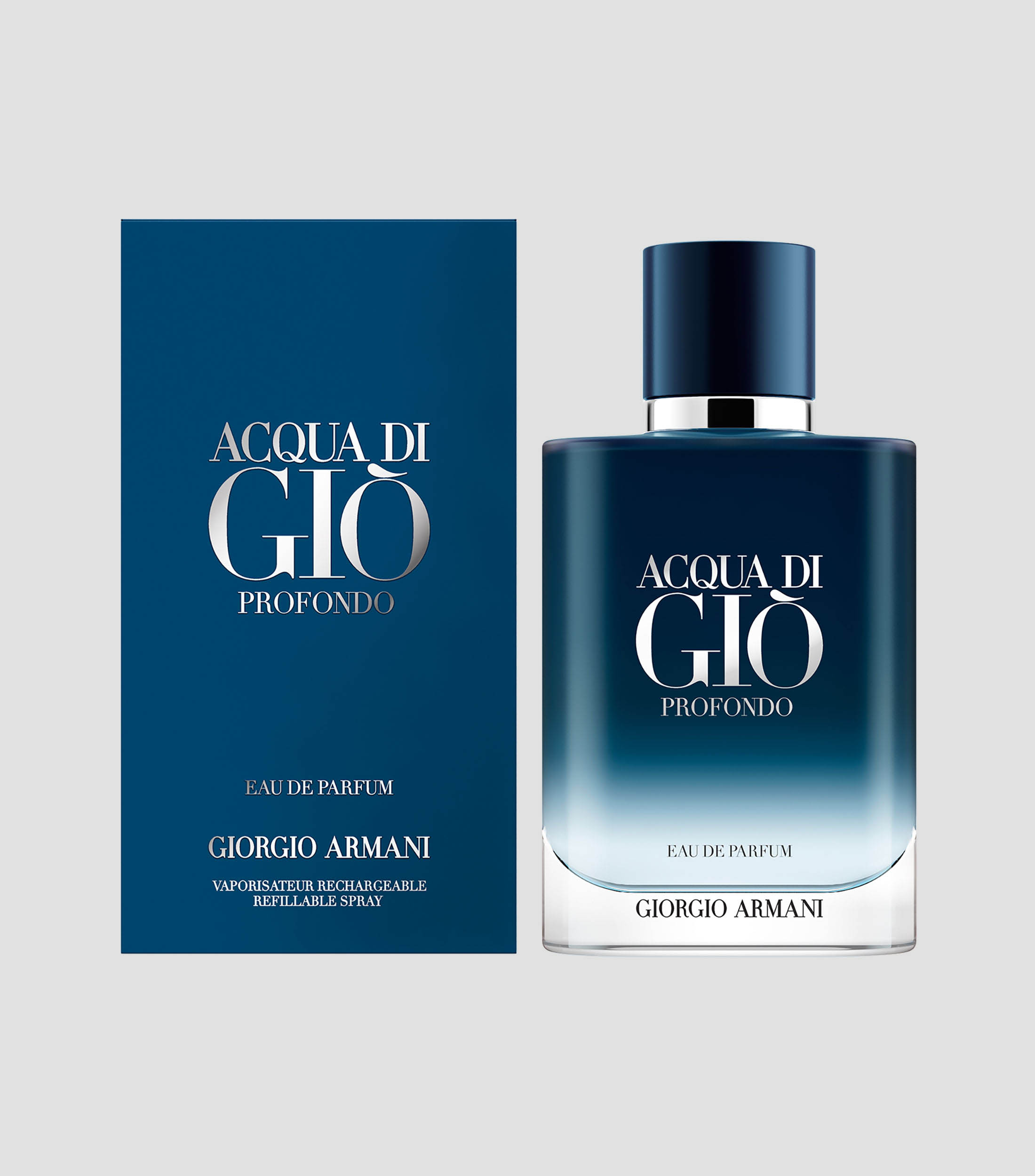 Refill Perfume Acqua Di Gio Profondo Eau de Parfum, 100 ml para Hombre