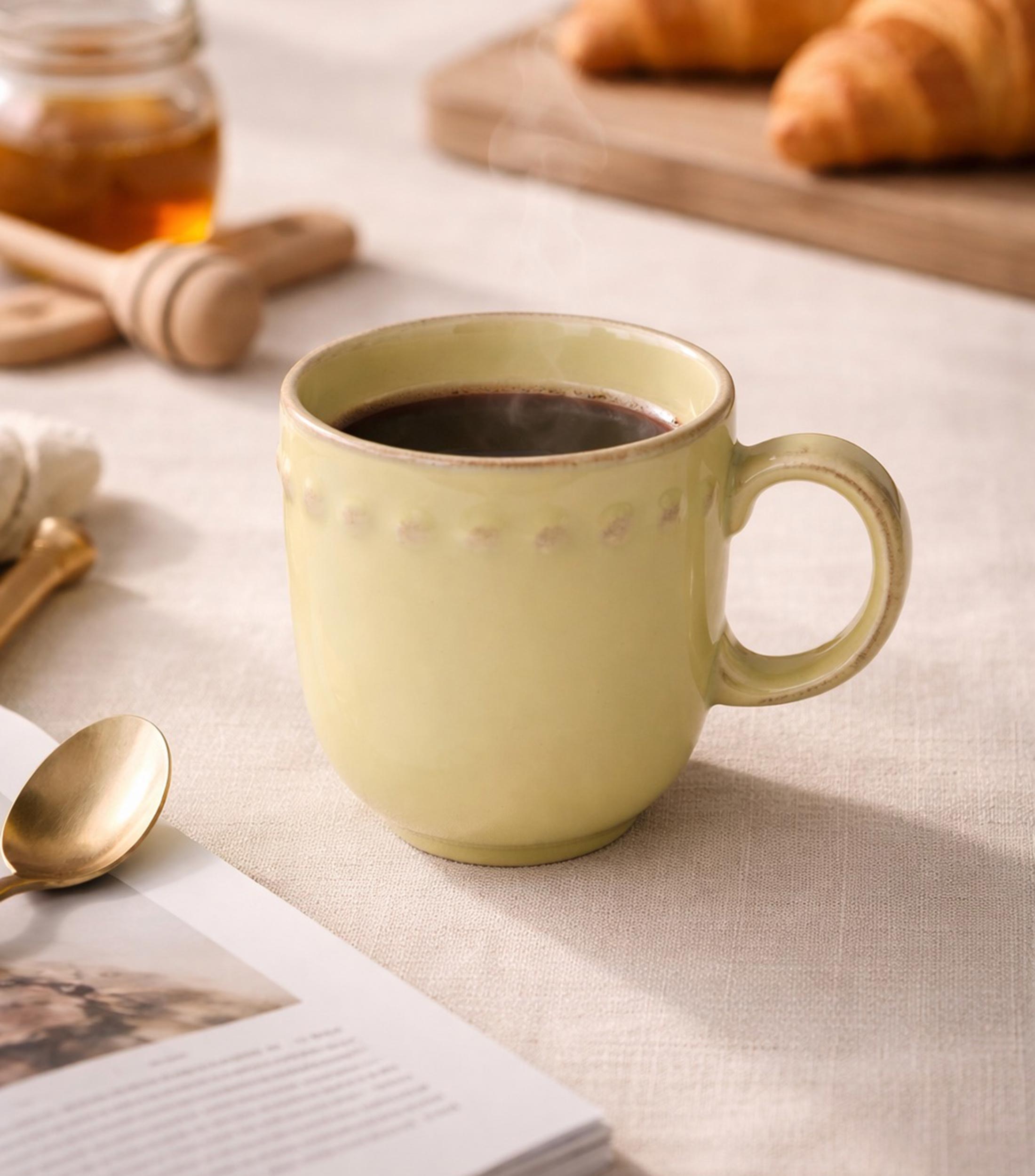 Taza Pearl verde