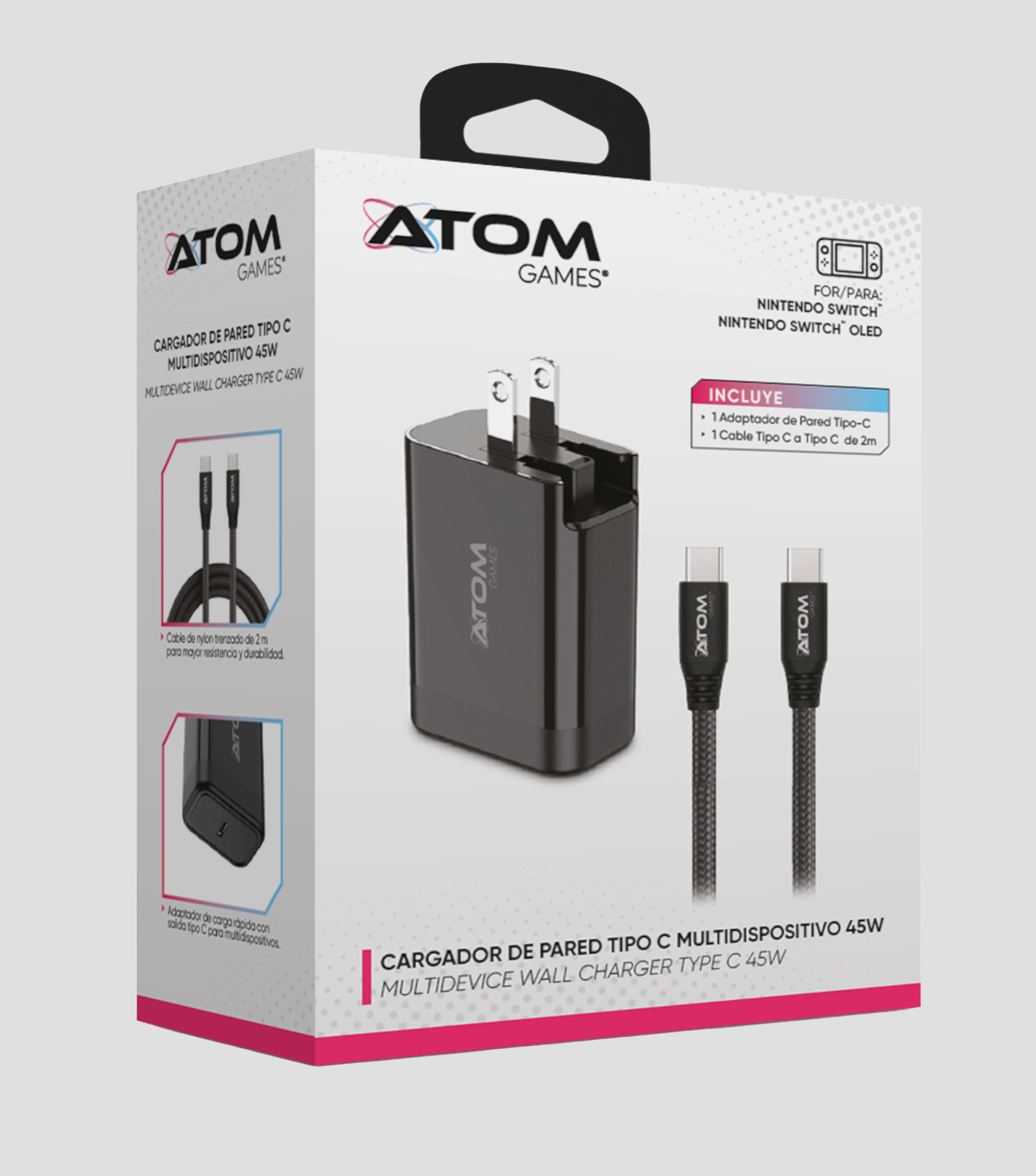 Cargador Rápido entrada USB-C 45W
