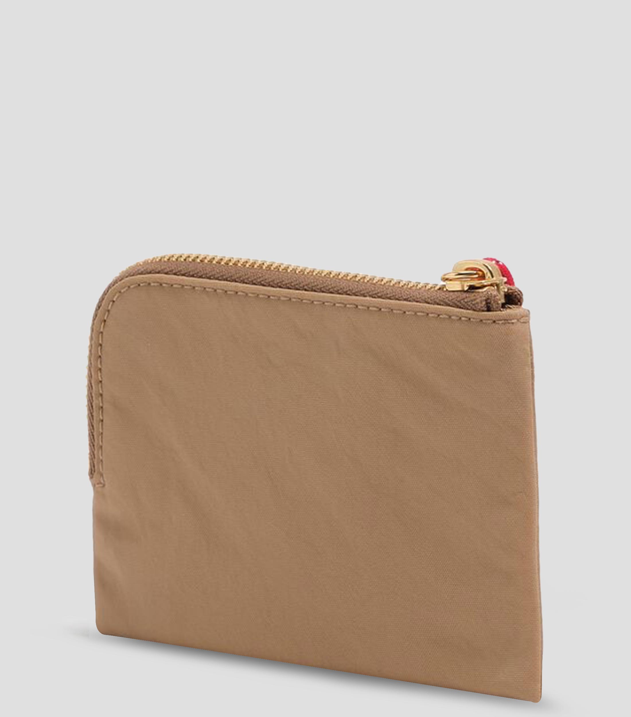 Monedero nylon camel Mujer