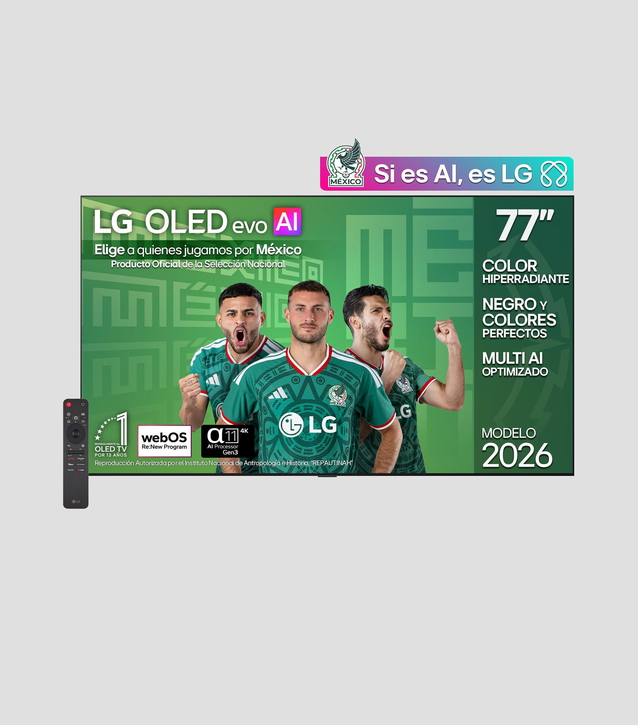 Pantalla 77 Pulgadas Plana OLED 4K WebOS OLED77G6PSA