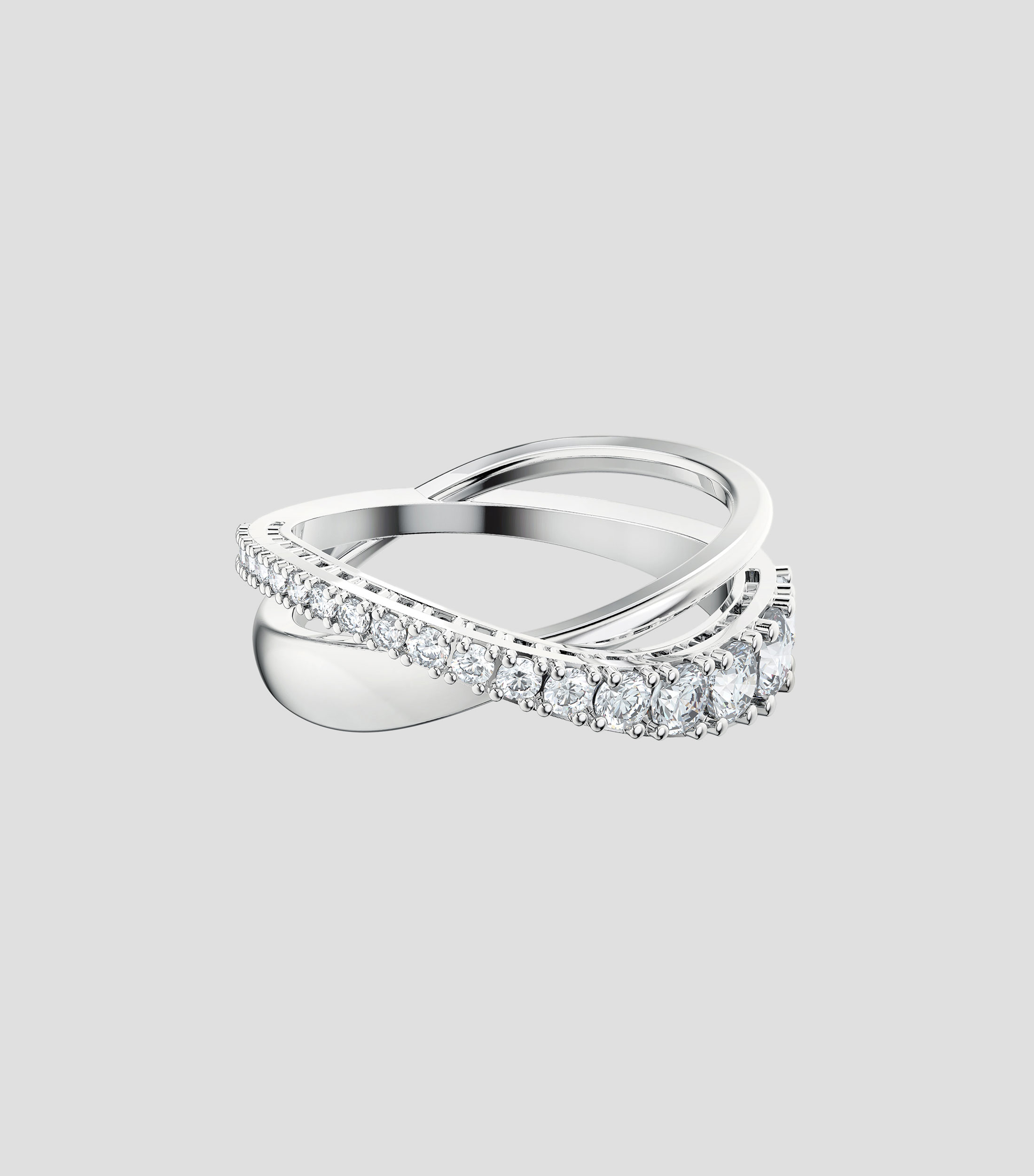 Anillo Novelty con cristales Swarovski Mujer, Talla 51