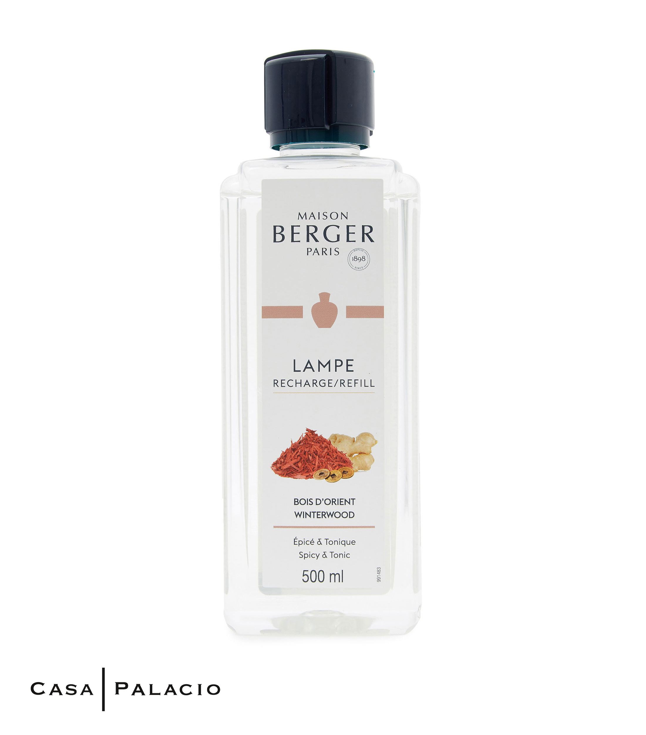 Lampe Berger Profumo Per Ambienti Relax - Ricarica 475 Ml Per Diffusori Elettrici - Note Orientali Di Muschio