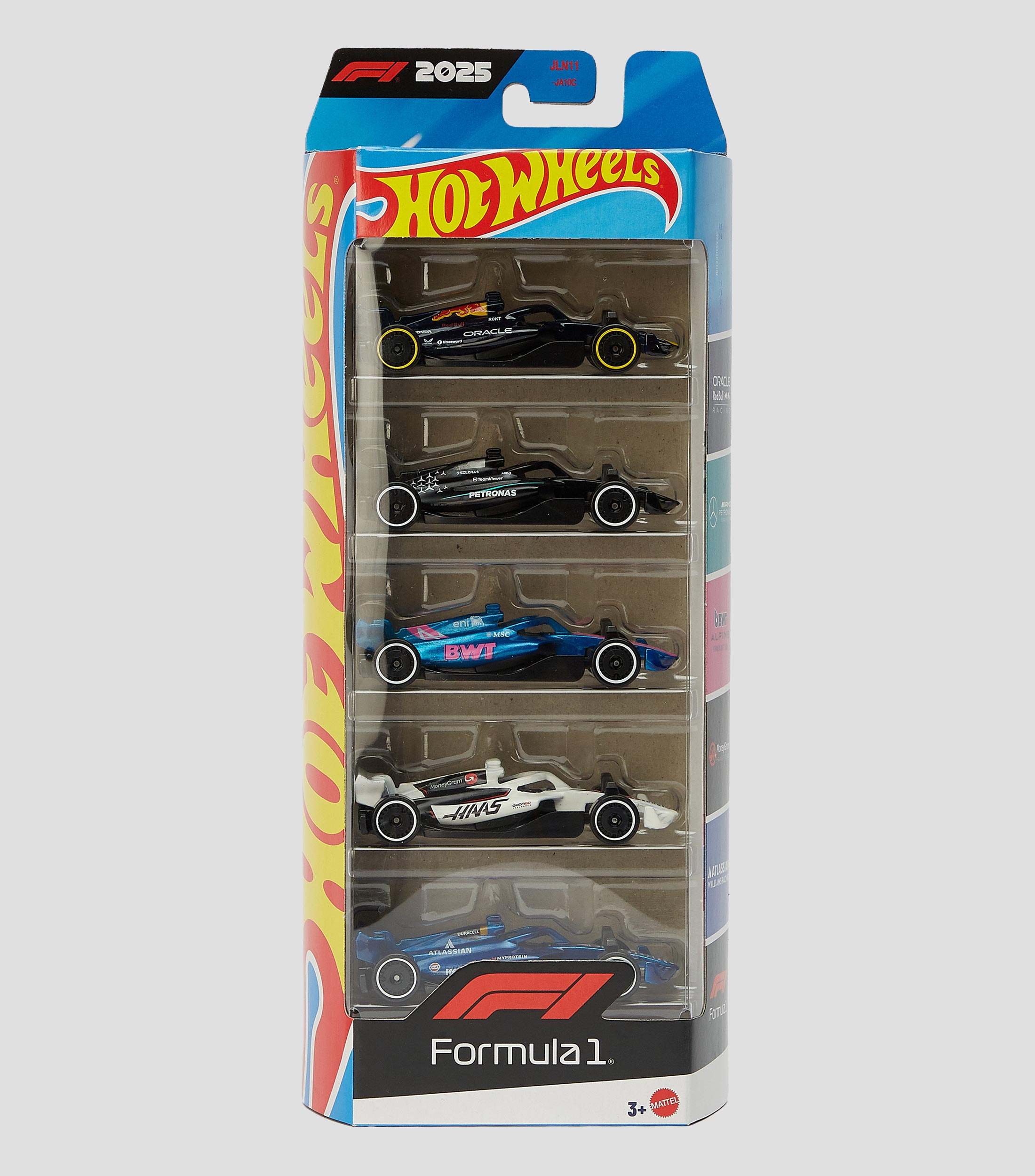 Pack de 5 Coches de Formula 1