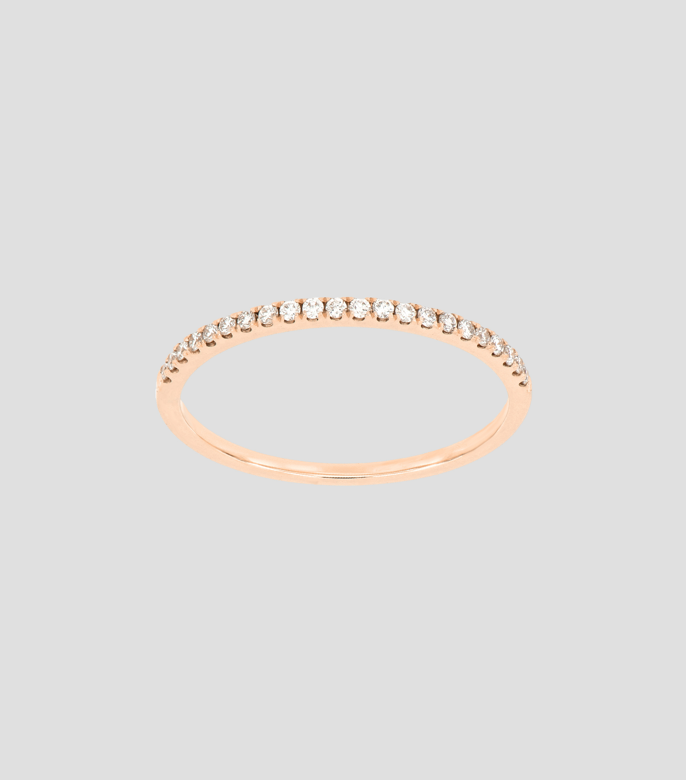 Anillo en oro rosa de 18 Kts Mujer