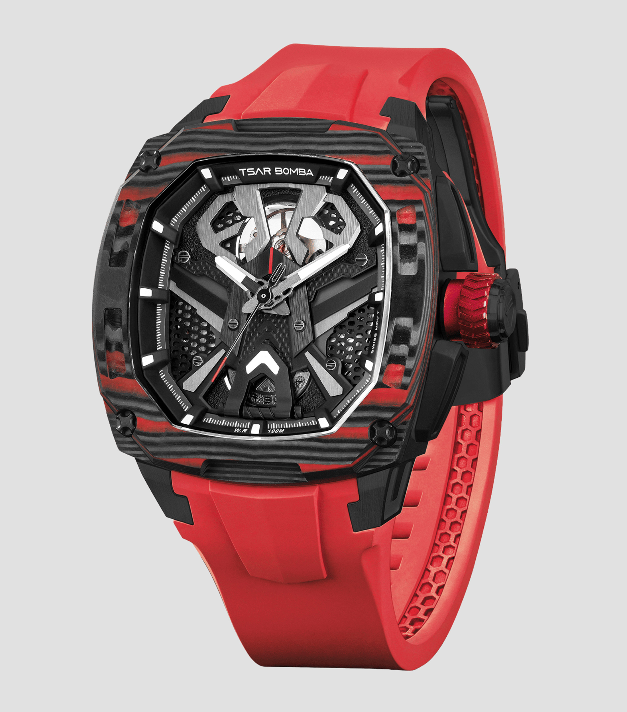 Reloj para Hombre Dark Matter 3 deportivo rojo