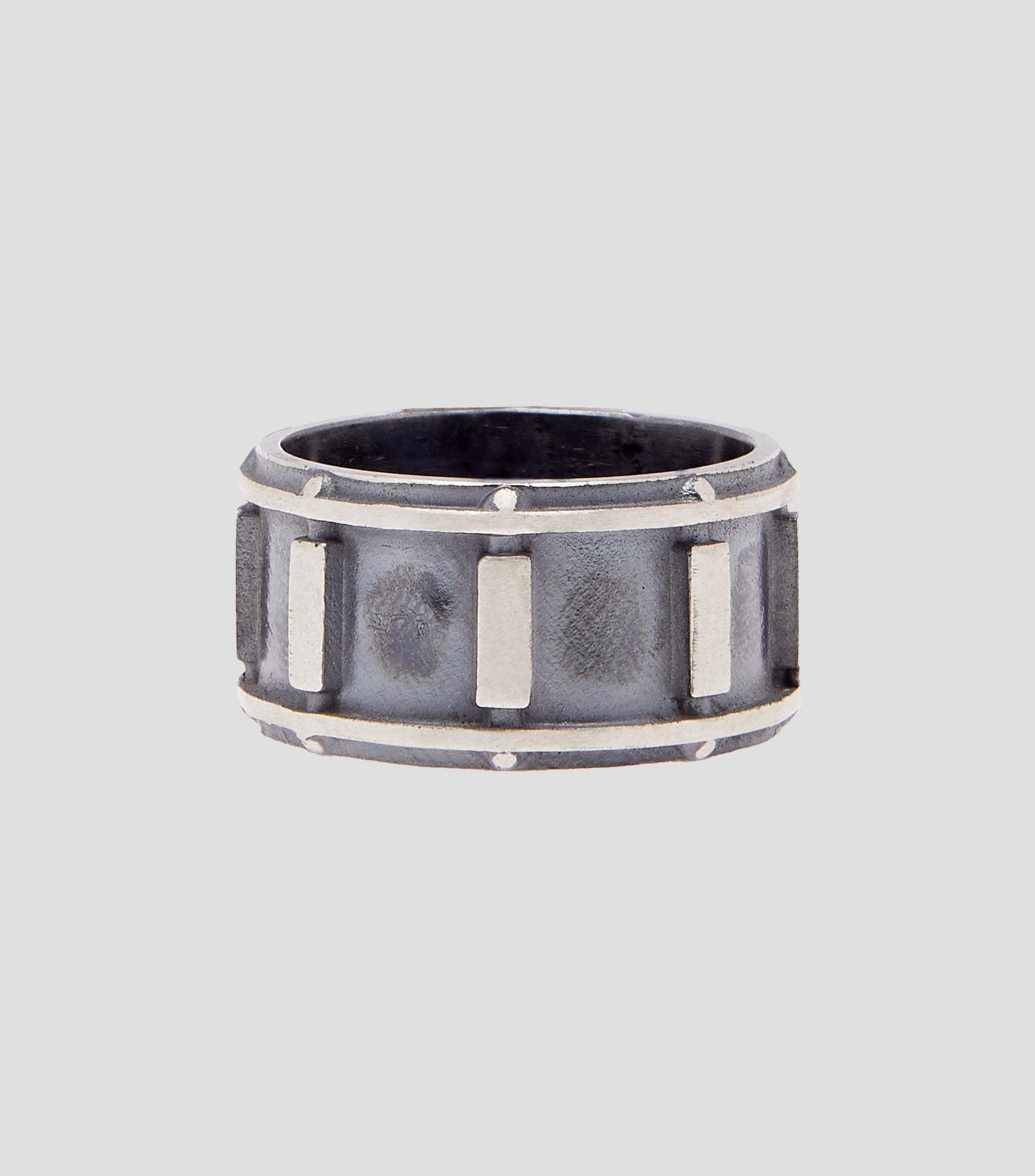 Anillo en plata .925 Drum Hombre
