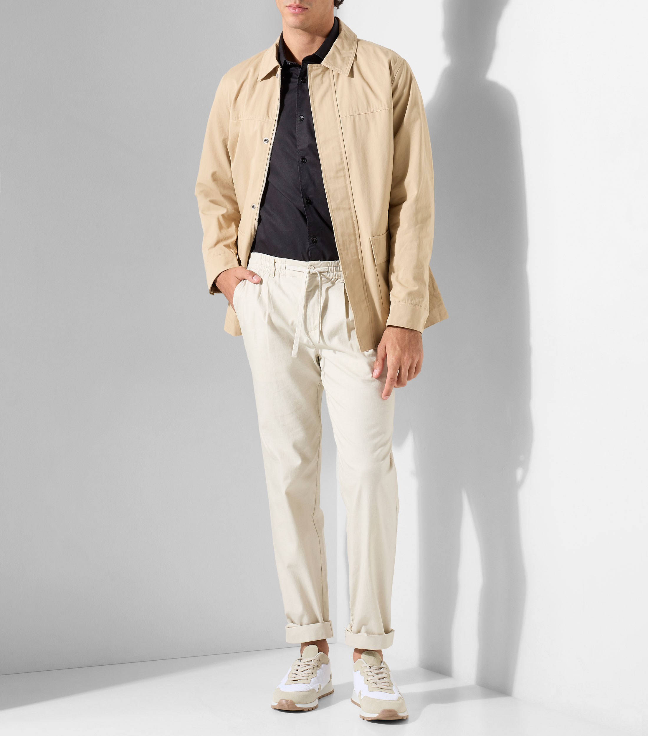 Camisa de vestir con manga larga Hombre