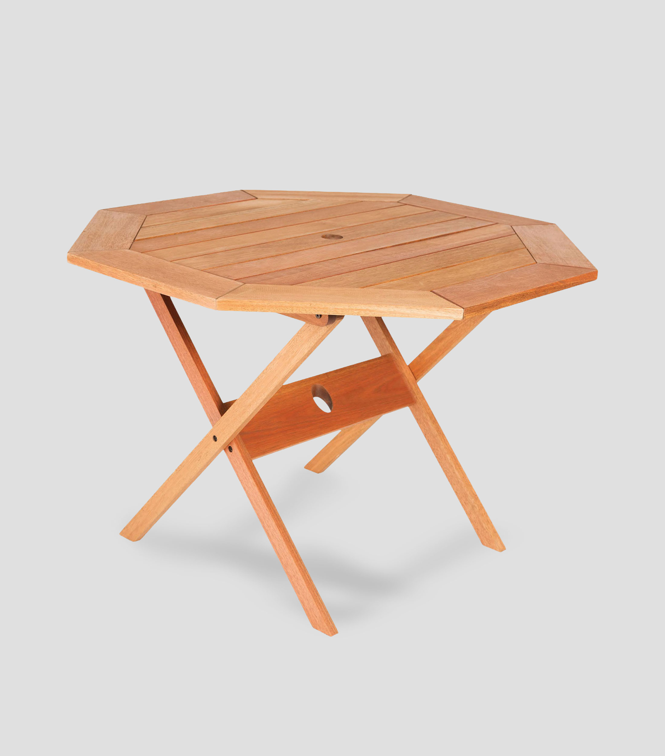 Mesa plegable para exteriores en madera