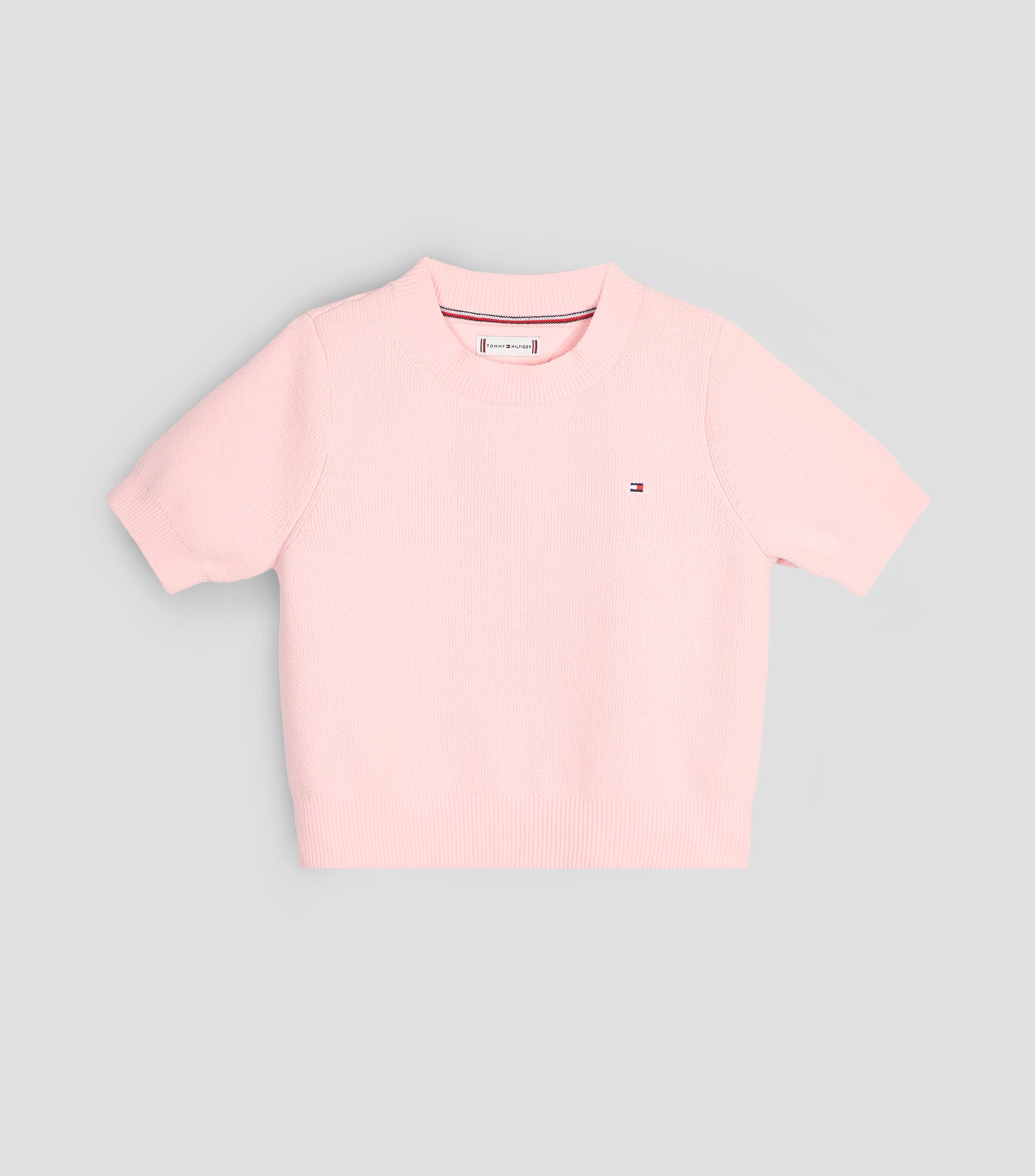 Blusa lisa manga corta Niña