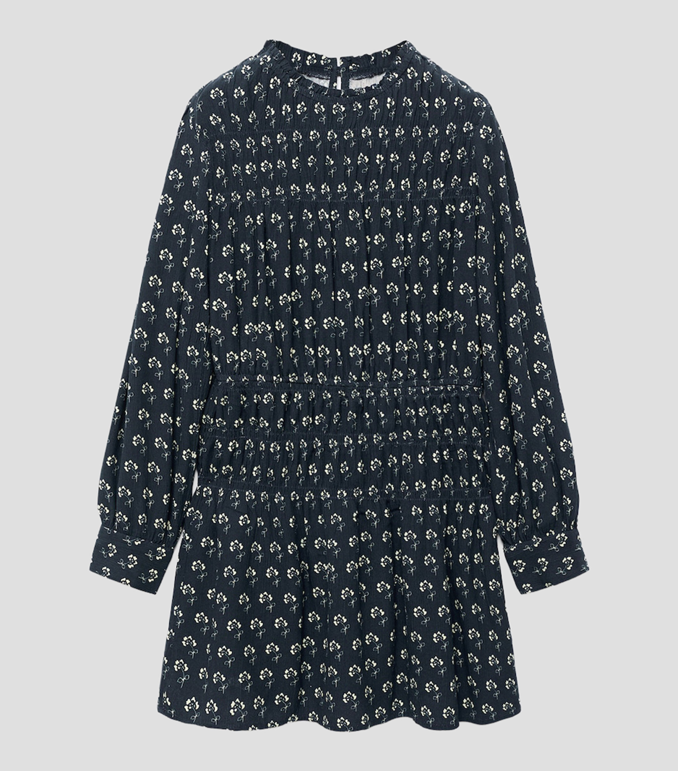Vestido con manga larga estampado Niña