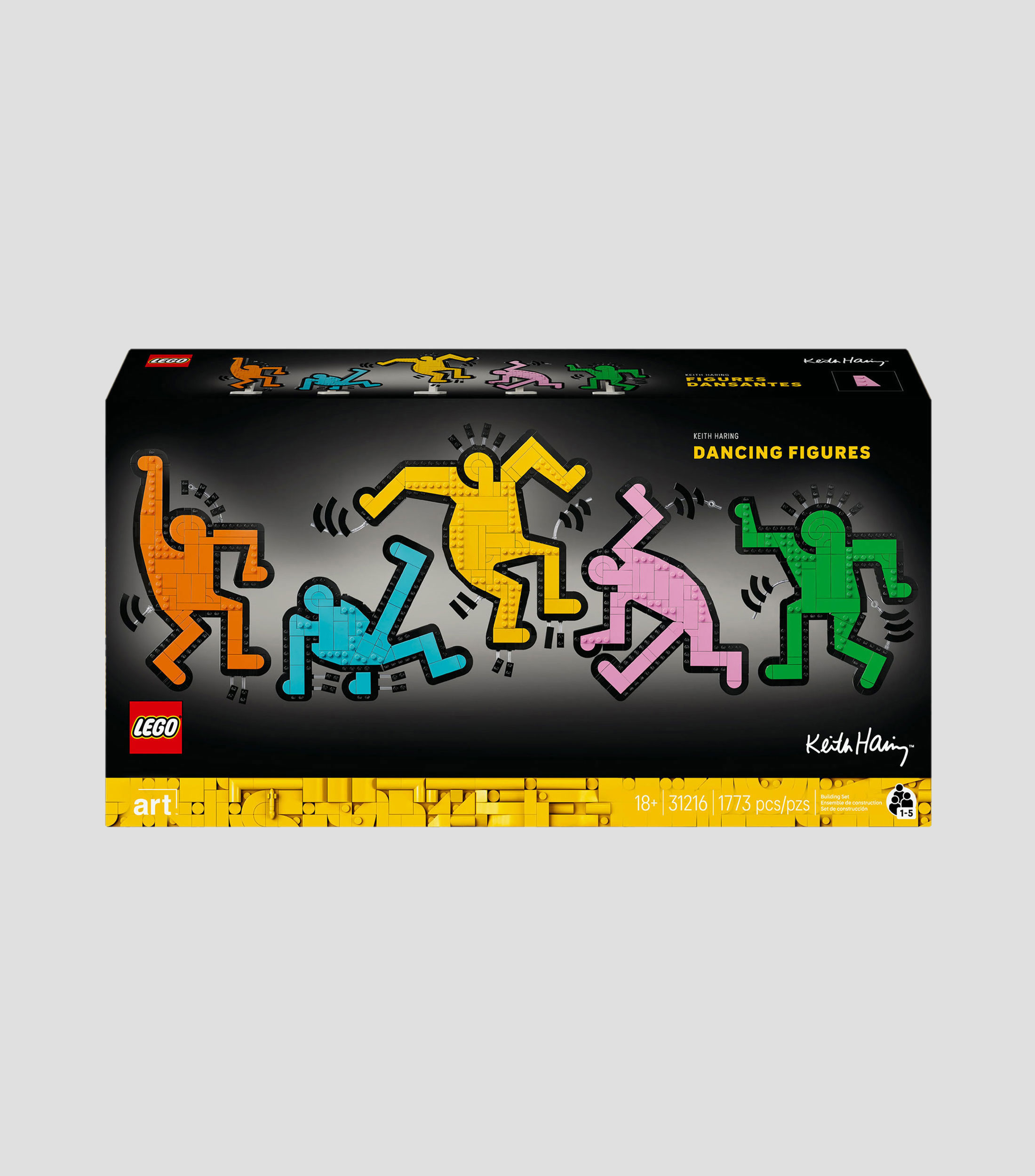 Lego Art Keith Haring Figuras Danzantes 31216