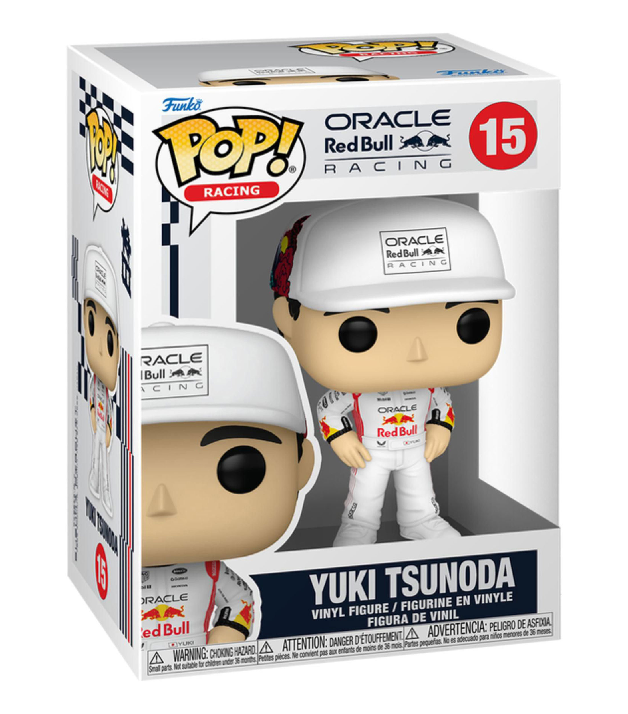 Funko Pop! Yuki Tsunoda de la escudería “Oracle Red Bull Racing