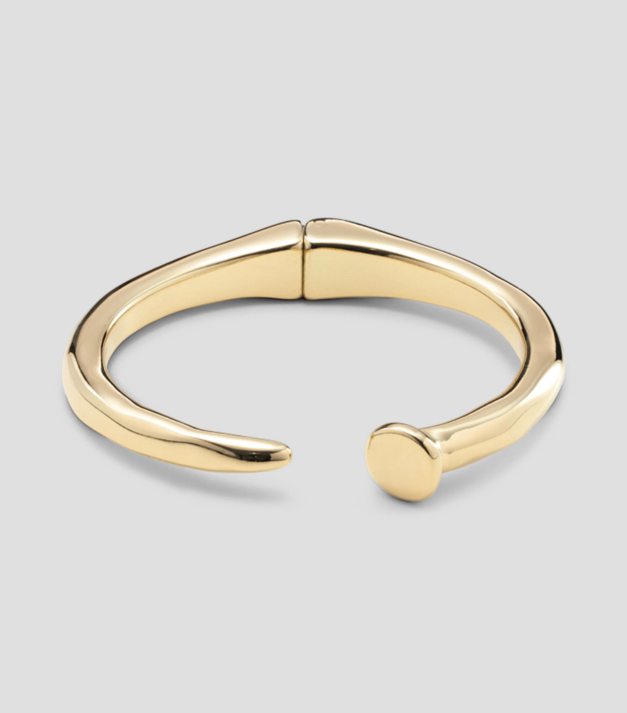 Pulsera Clavo con baño de oro Mujer