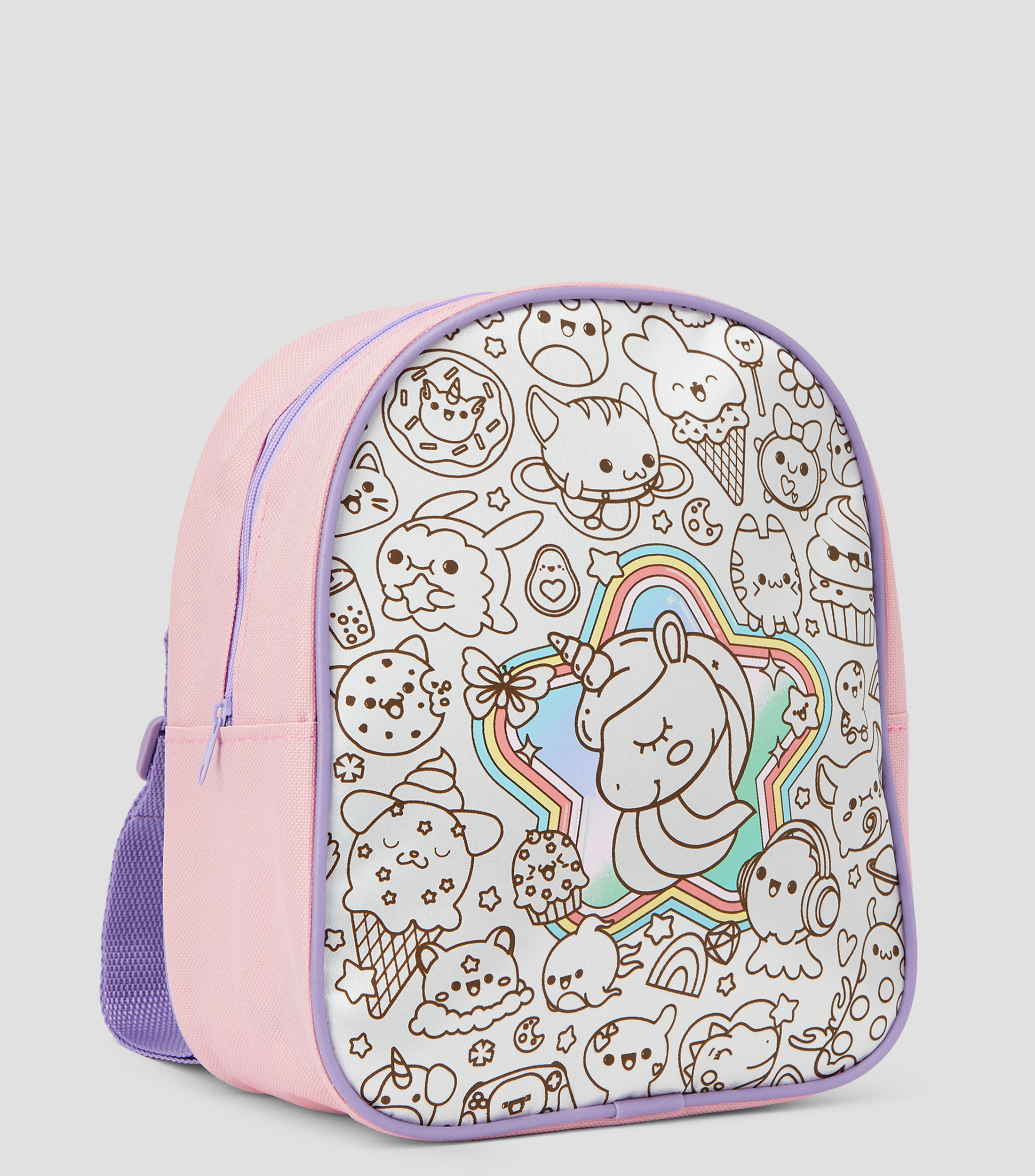 Set Kawaii Color & Style Mini Backpack