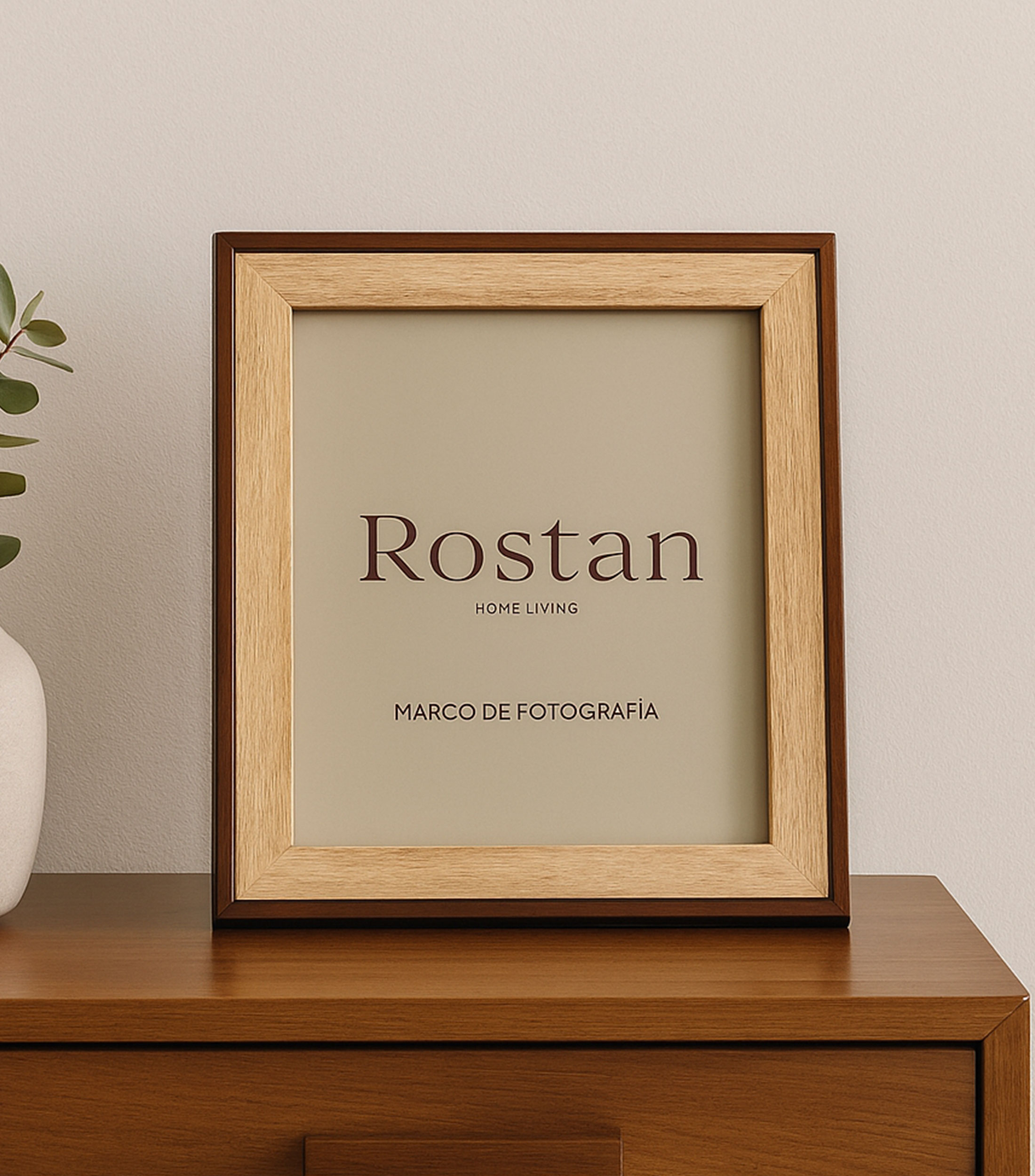 Portarretrato Frame natural/nogal
