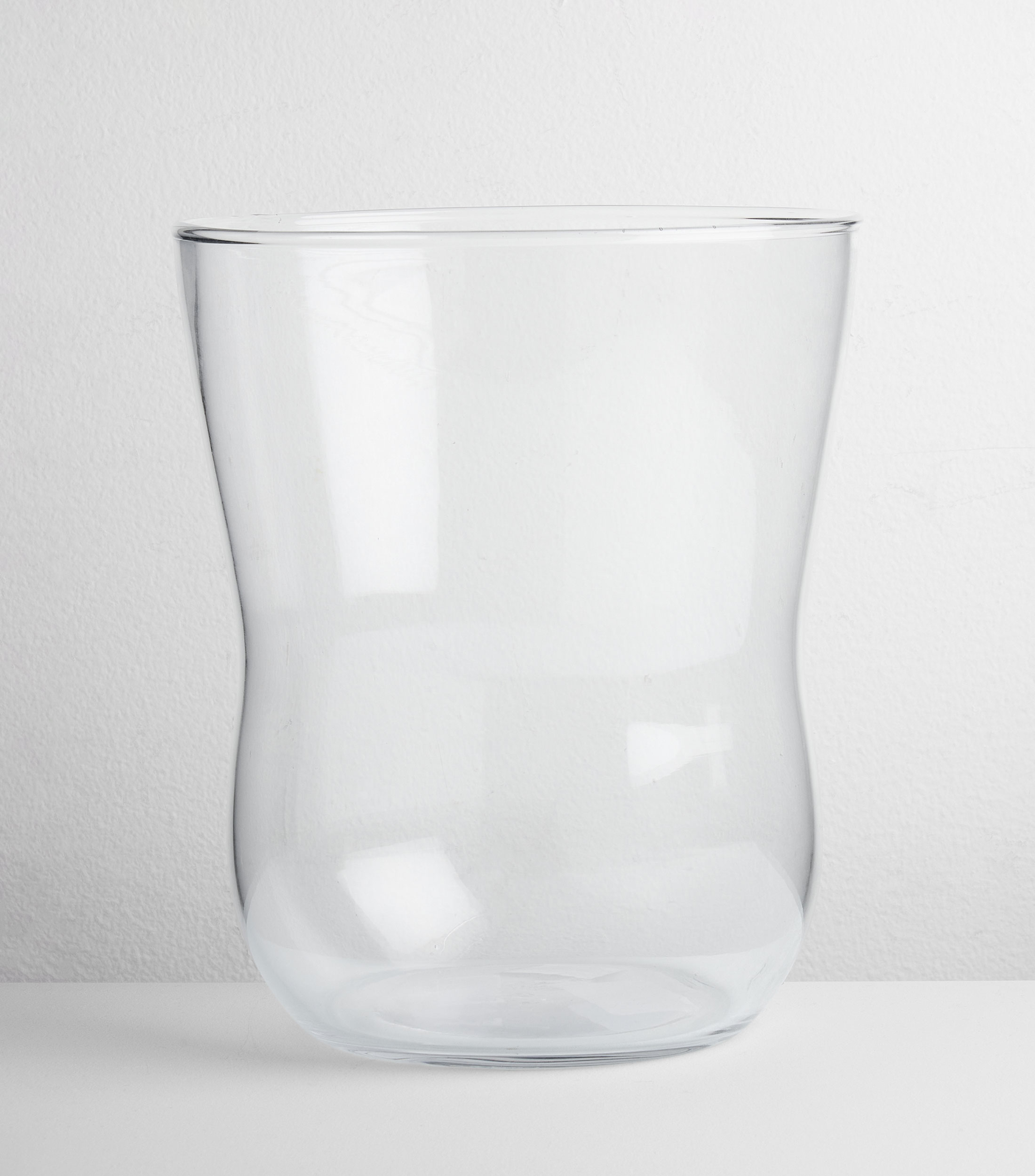Portavela Hurricane en vidrio transparente