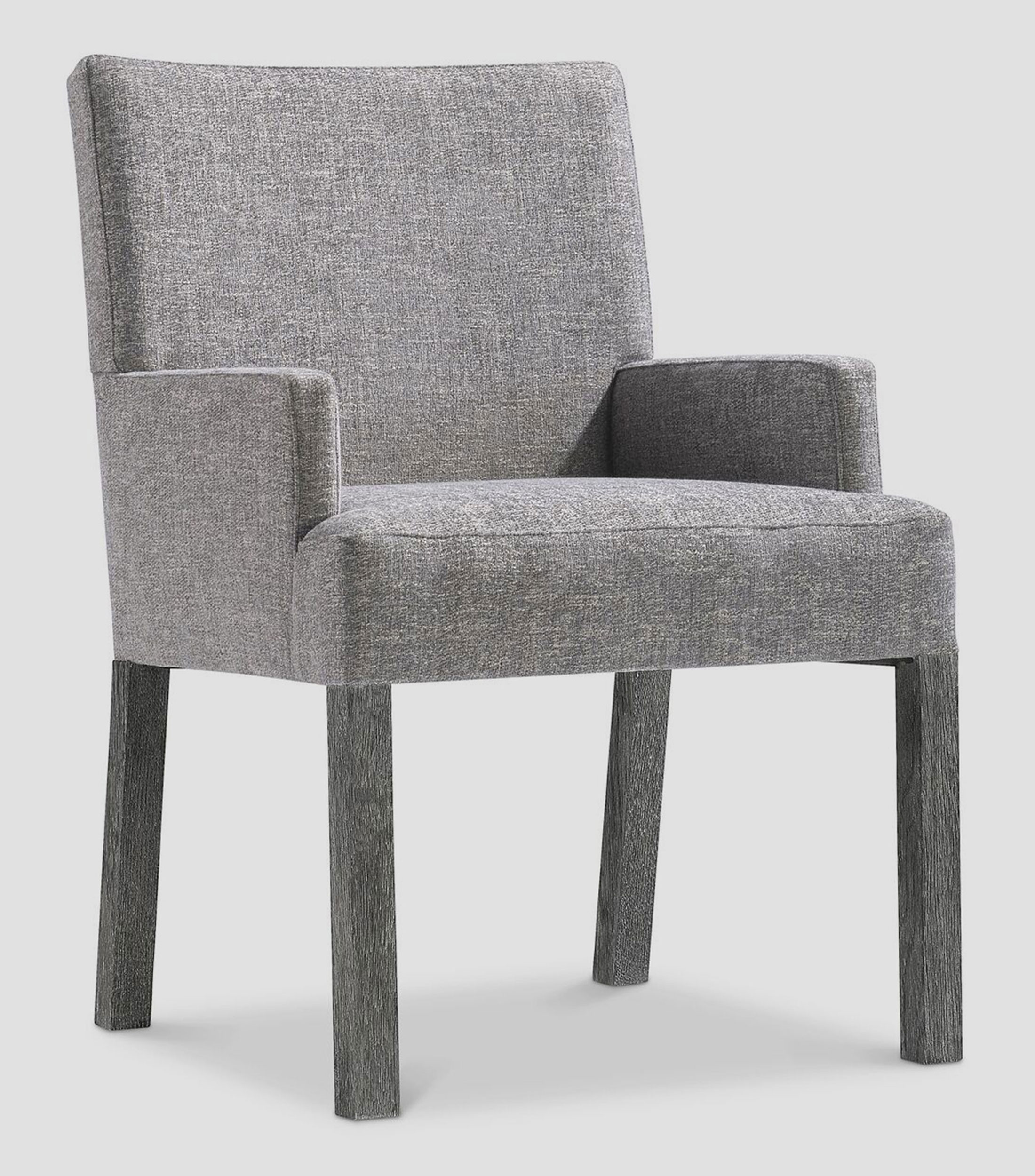 Silla Menton Casegoods en tela y madera Gris